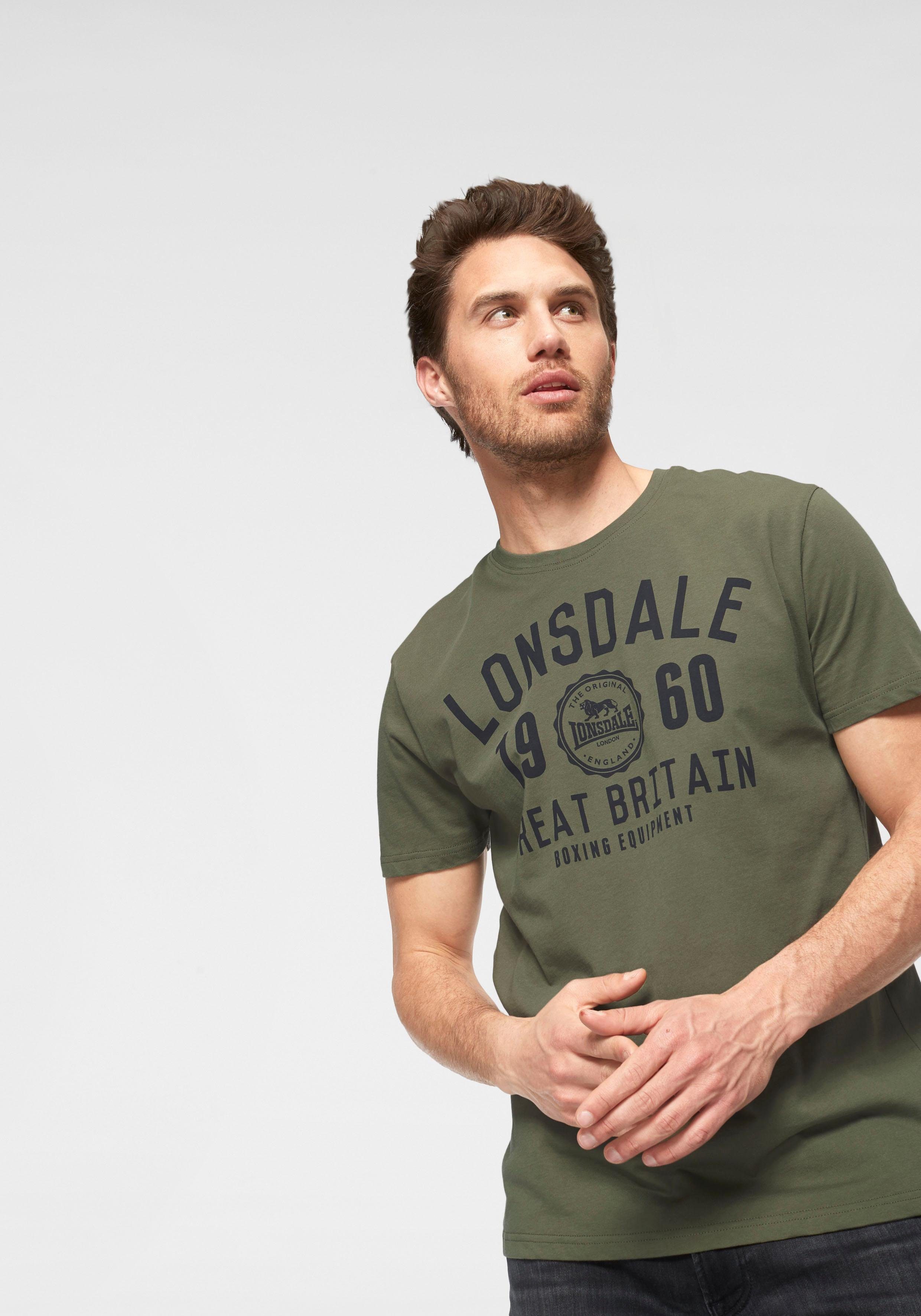 Lonsdale T-shirt BANGOR Set van 2 (2-delig, Set van 2)