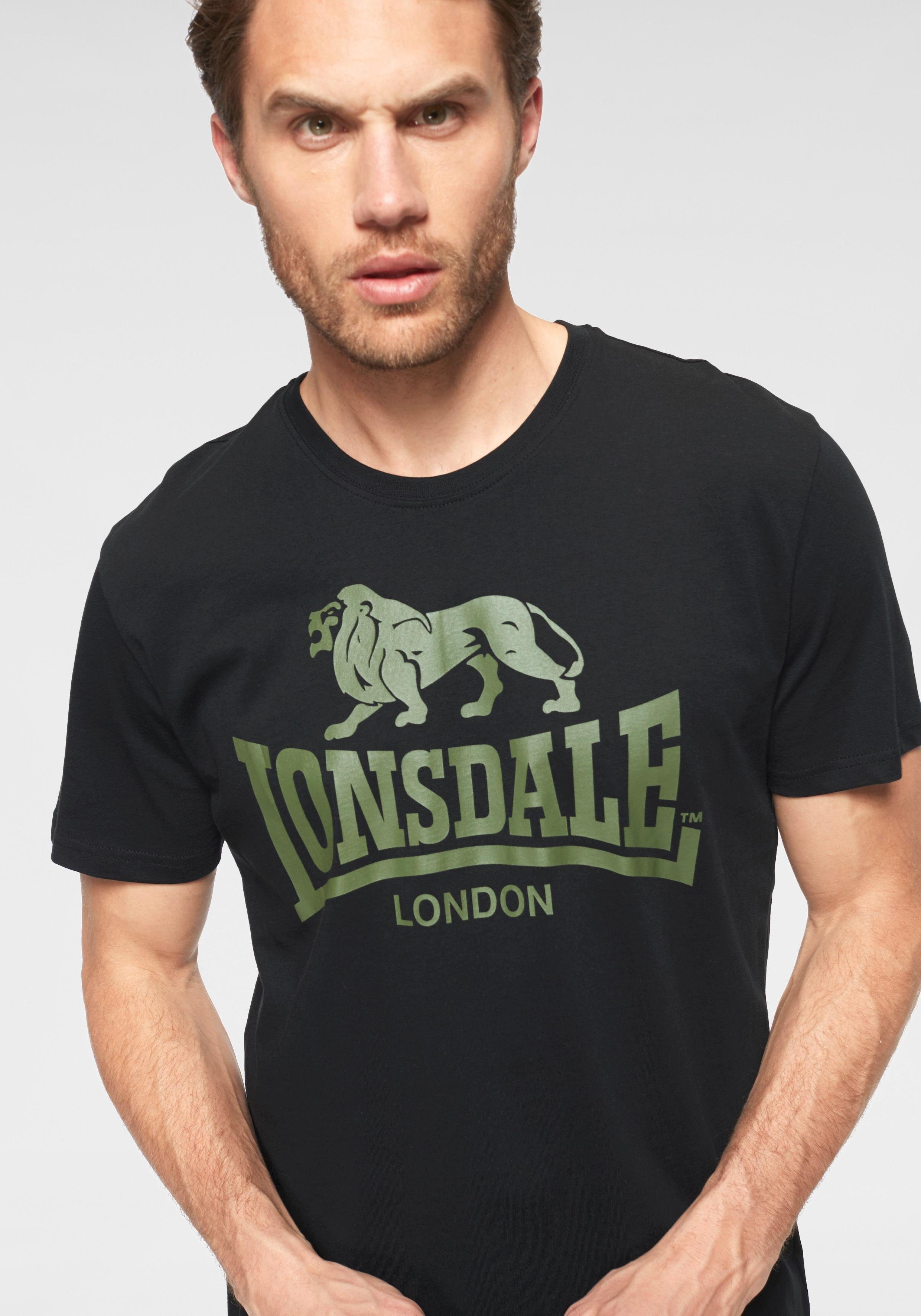 Lonsdale T-shirt BANGOR Set van 2 (2-delig, Set van 2)