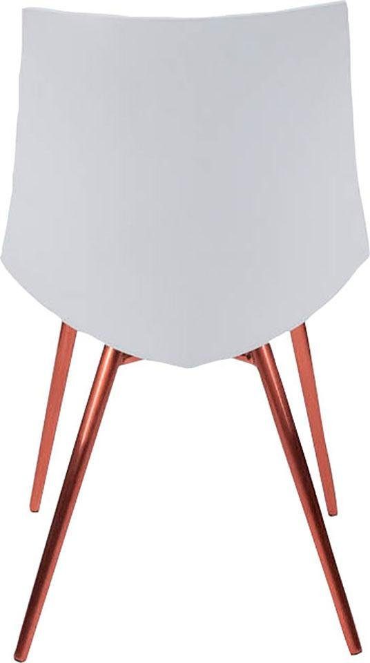Kayoom Stoel Dakota 110 4-delige set, kunstleer bekleding, zitting van schuim ergonomisch, comfortabel, onderhoudsvriendelijk, kunstlederen bekleding