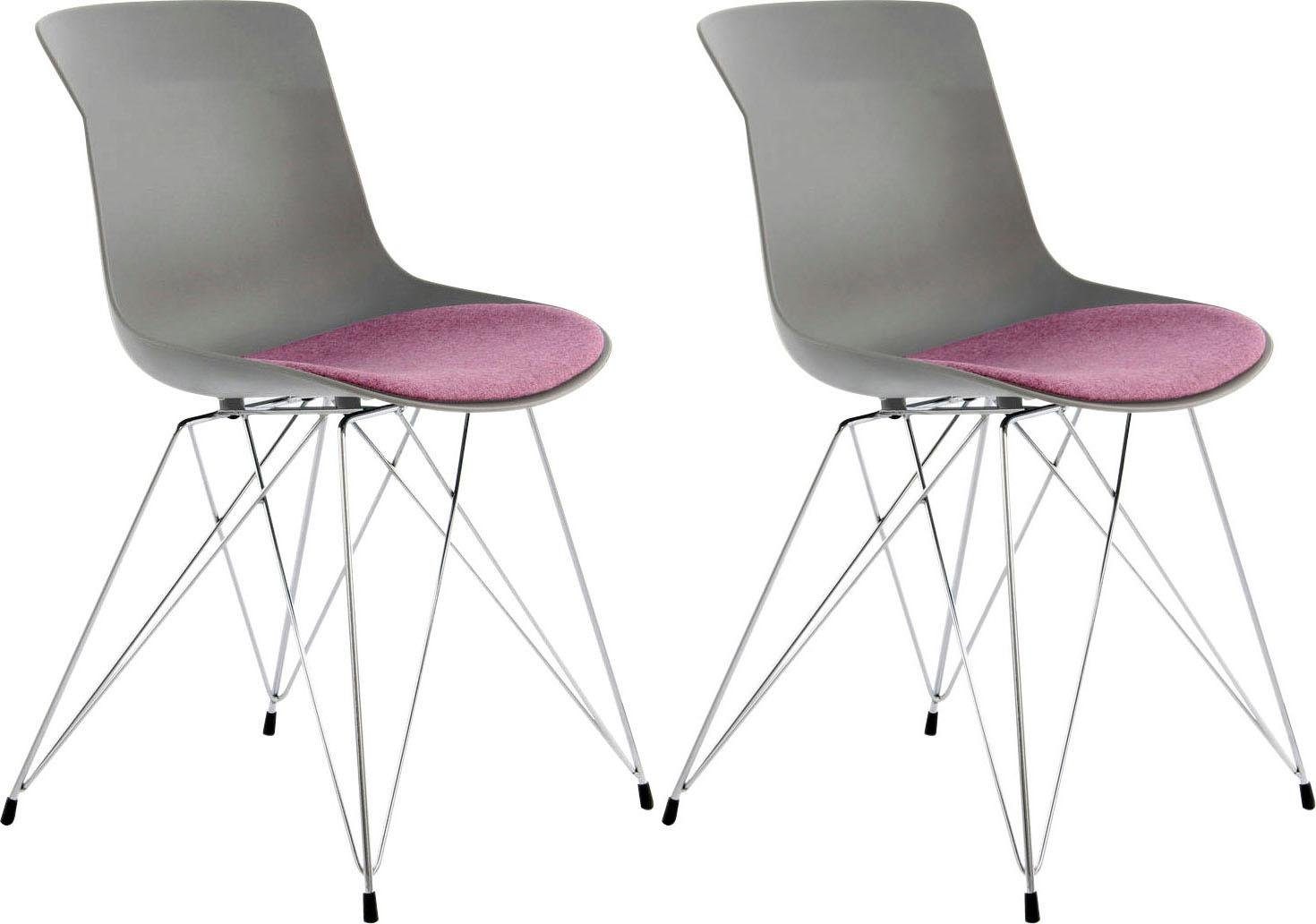 Kayoom Stoel Emily 110 2-delige set, tijdloos ontwerp, stijlvolle kleurcombinatie (set, 2 stuks)