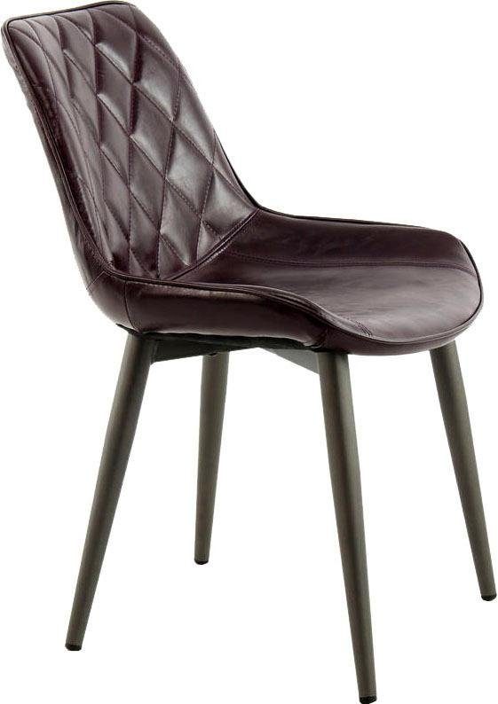 Kayoom Stoel Cecil 110 2-delige set, moderne kleuren, rugleuning met stijlvol stikpatroon