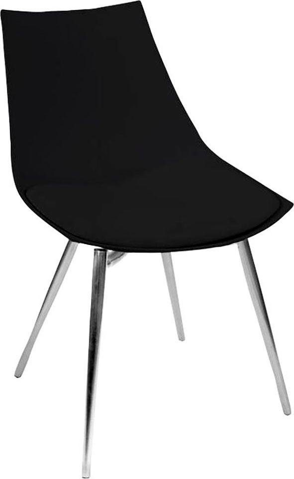 Kayoom Stoel Dakota 110 4-delige set, kunstleer bekleding, zitting van schuim ergonomisch, comfortabel, onderhoudsvriendelijk, kunstlederen bekleding