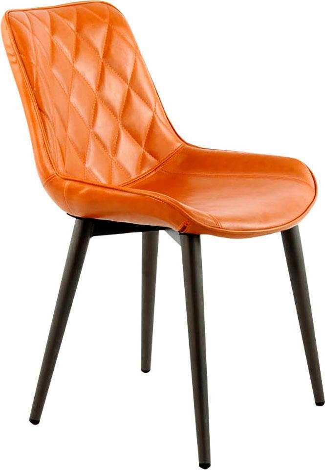 Kayoom Stoel Cecil 110 2-delige set, moderne kleuren, rugleuning met stijlvol stikpatroon