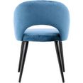 kayoom stoel joris (set van 2) blauw