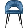 kayoom stoel joris (set van 2) blauw