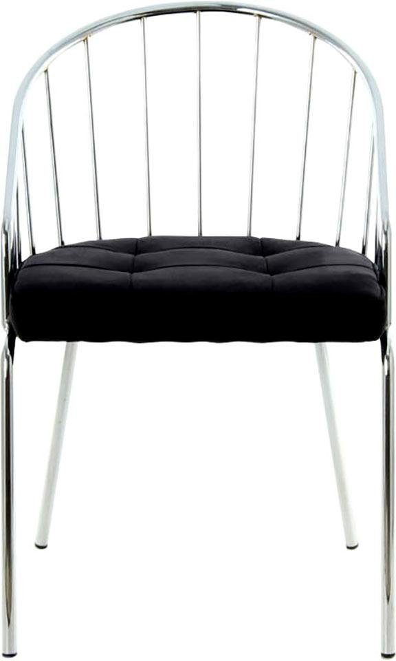 Kayoom Stoel Palma, minimalistische stoel, doorlopend frame van stevig metaal (1 stuk)