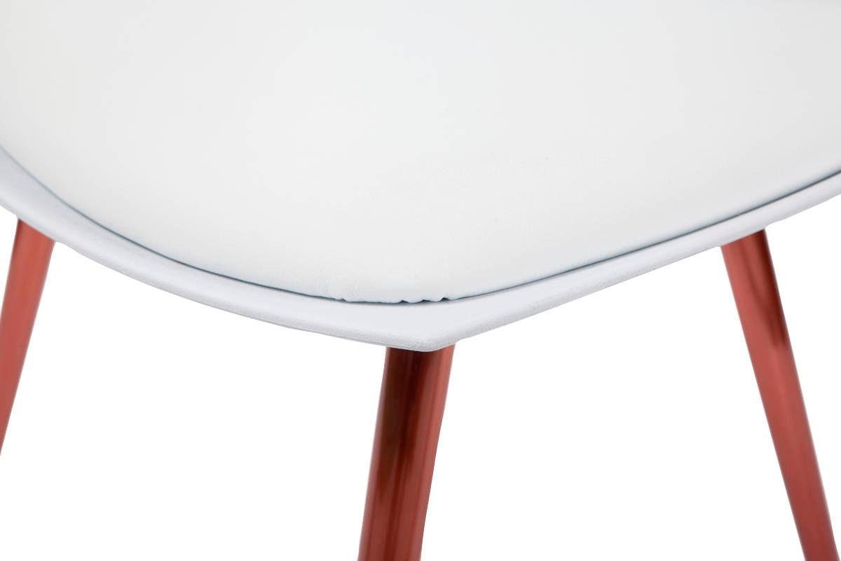 Kayoom Stoel Dakota 110 4-delige set, kunstleer bekleding, zitting van schuim ergonomisch, comfortabel, onderhoudsvriendelijk, kunstlederen bekleding
