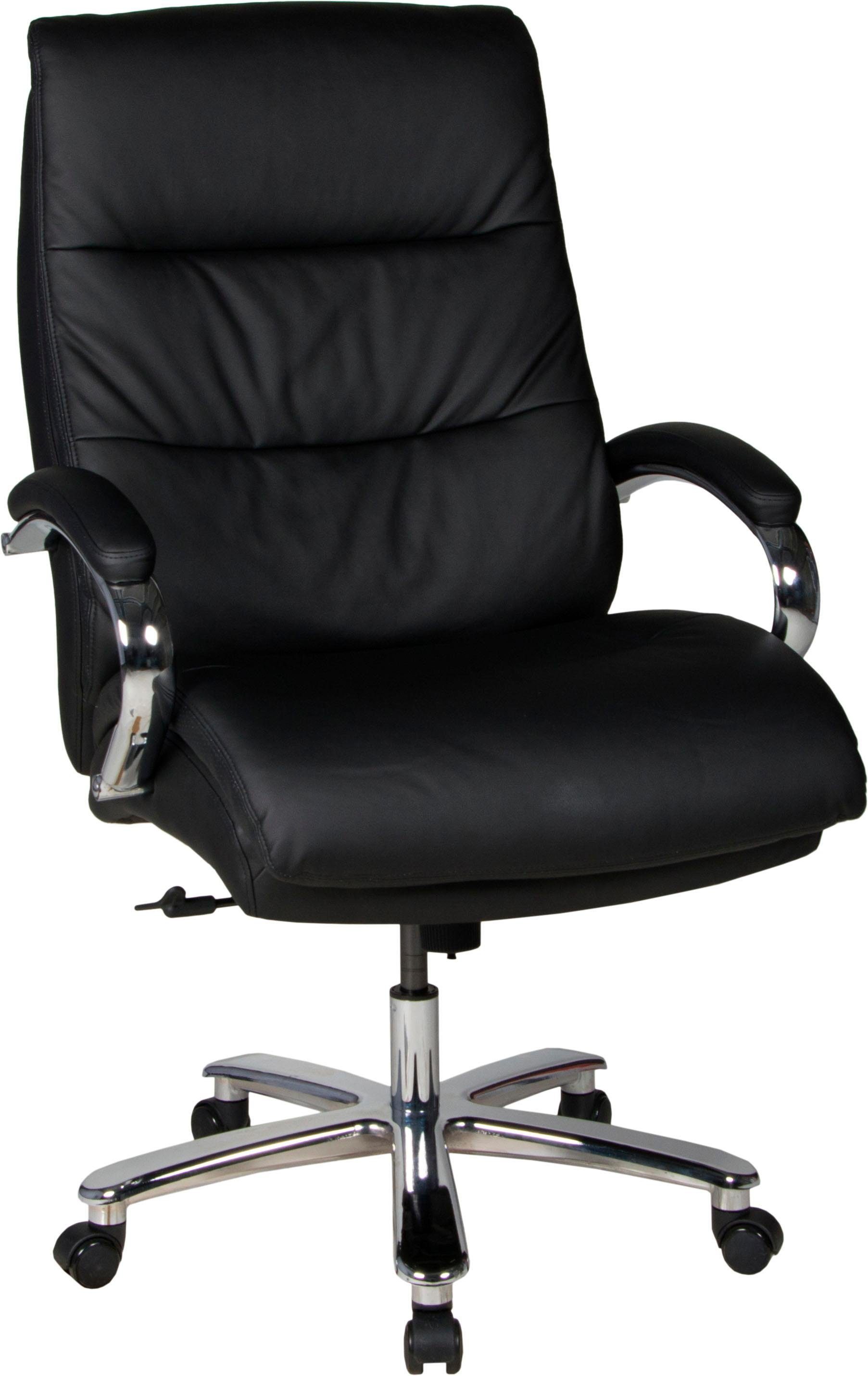 Duo Collection Bureaustoel Bureau stoel Federico 180 kg Federkern, tot 180kg, robuust (1 stuk) bureaustoelen zwart