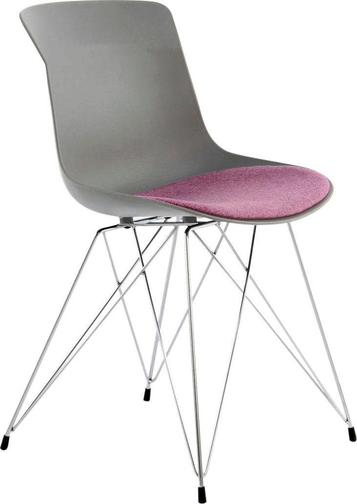 Kayoom Stoel Emily 110 2-delige set, tijdloos ontwerp, stijlvolle kleurcombinatie (set, 2 stuks)
