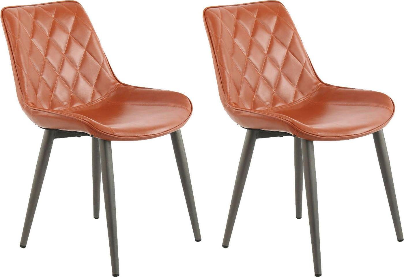Kayoom Stoel Cecil 110 2-delige set, moderne kleuren, rugleuning met stijlvol stikpatroon