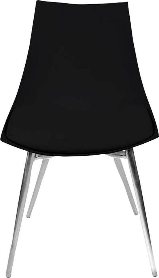 Kayoom Stoel Dakota 110 4-delige set, kunstleer bekleding, zitting van schuim ergonomisch, comfortabel, onderhoudsvriendelijk, kunstlederen bekleding