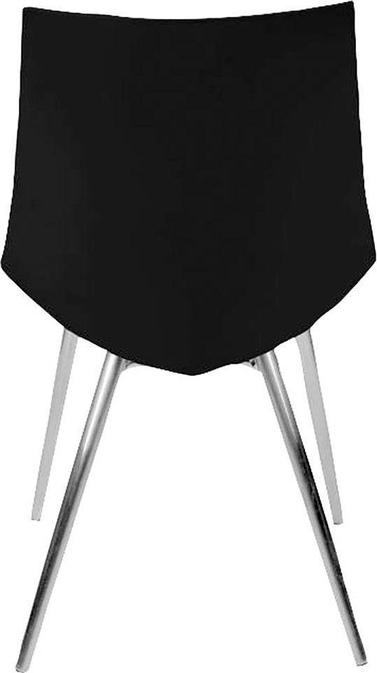 Kayoom Stoel Dakota 110 4-delige set, kunstleer bekleding, zitting van schuim ergonomisch, comfortabel, onderhoudsvriendelijk, kunstlederen bekleding