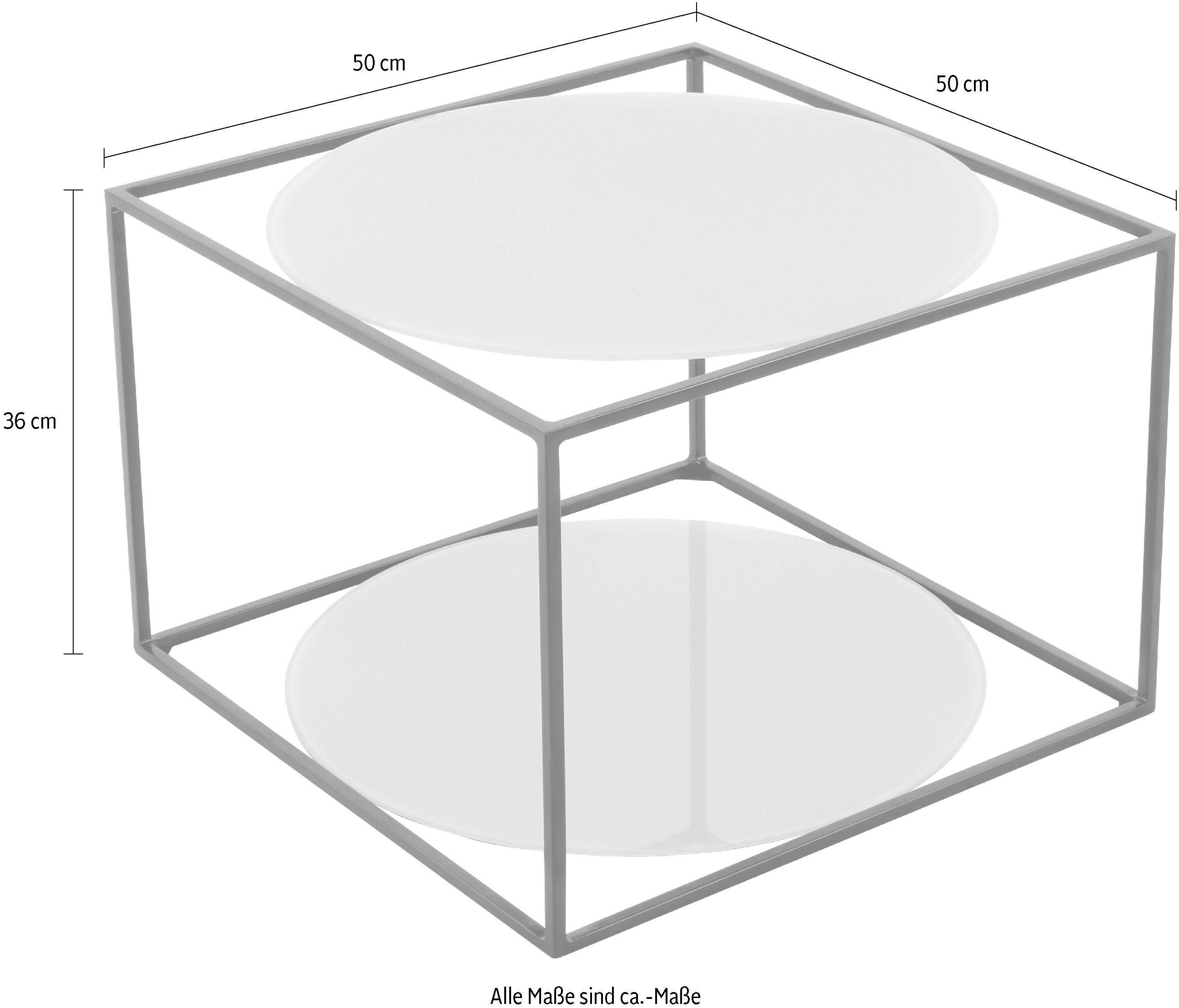 Kayoom Bijzettafel Cody, bijzettafel in kubusvorm, open, modern ontwerp (1 stuk)