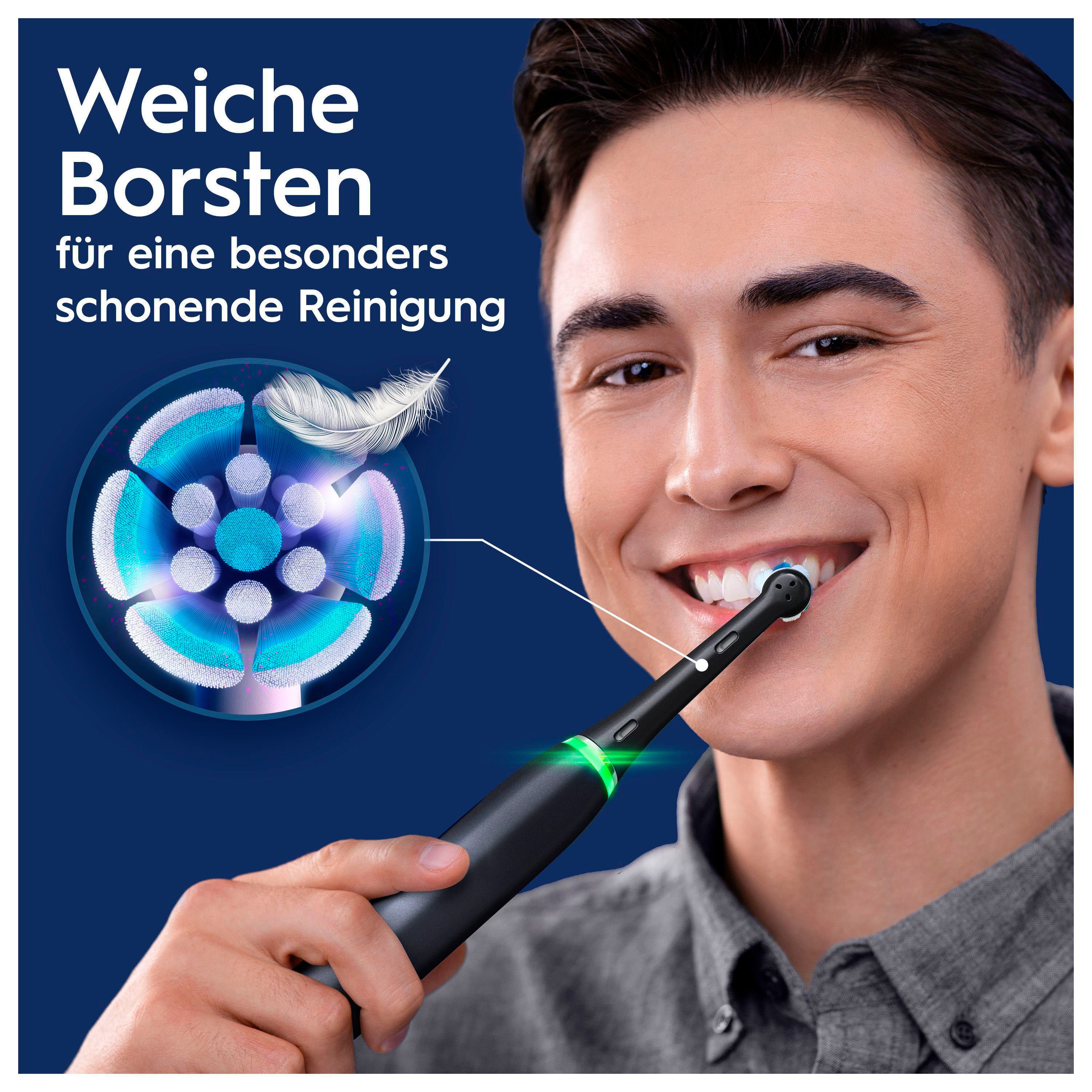 Oral B Elektrische tandenborstel IO 6 met magnet technologie, display, 5 reinigingsstanden, reisetui