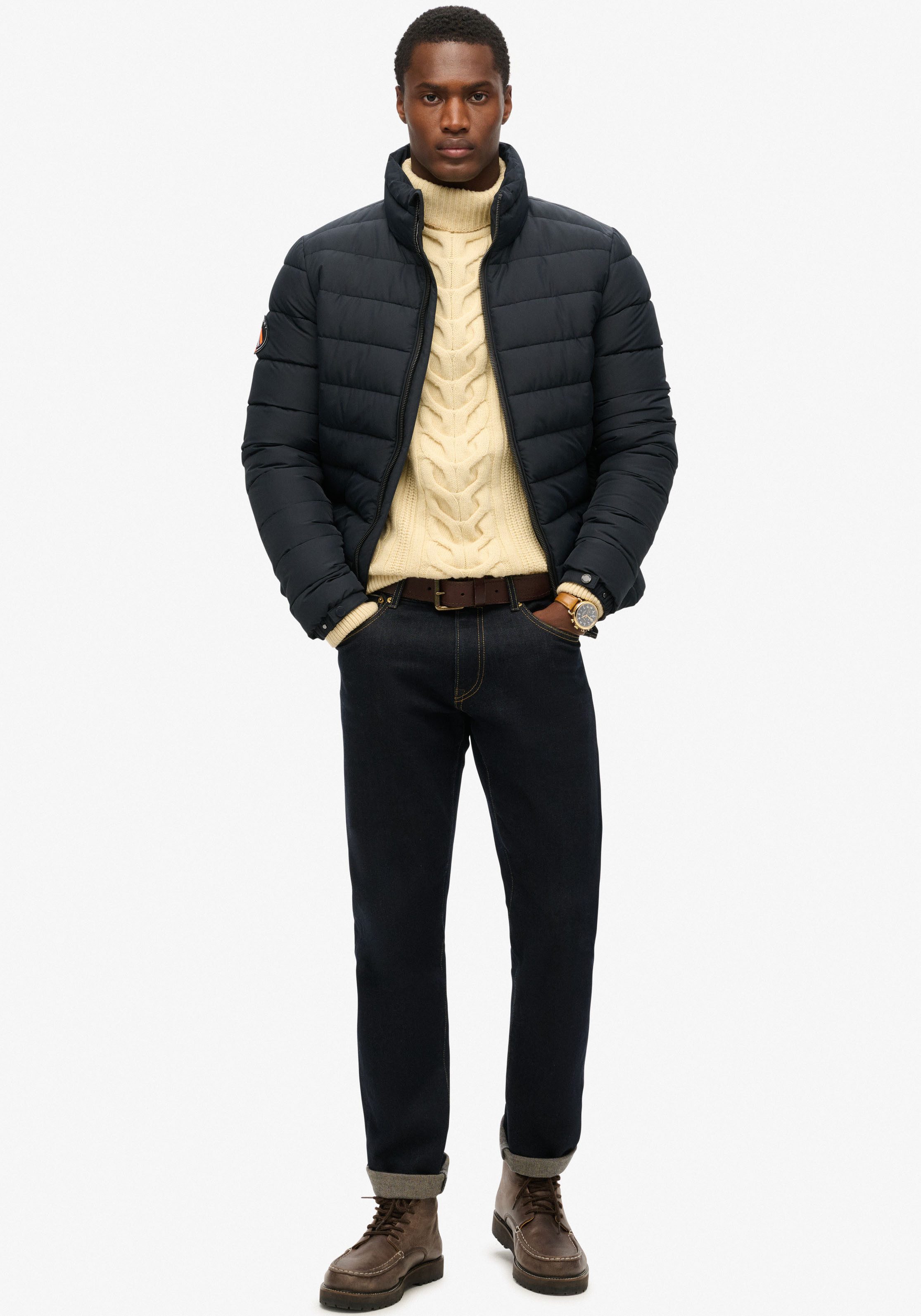 Superdry Gewatteerde jas FUJI EMB PADDED JACKET