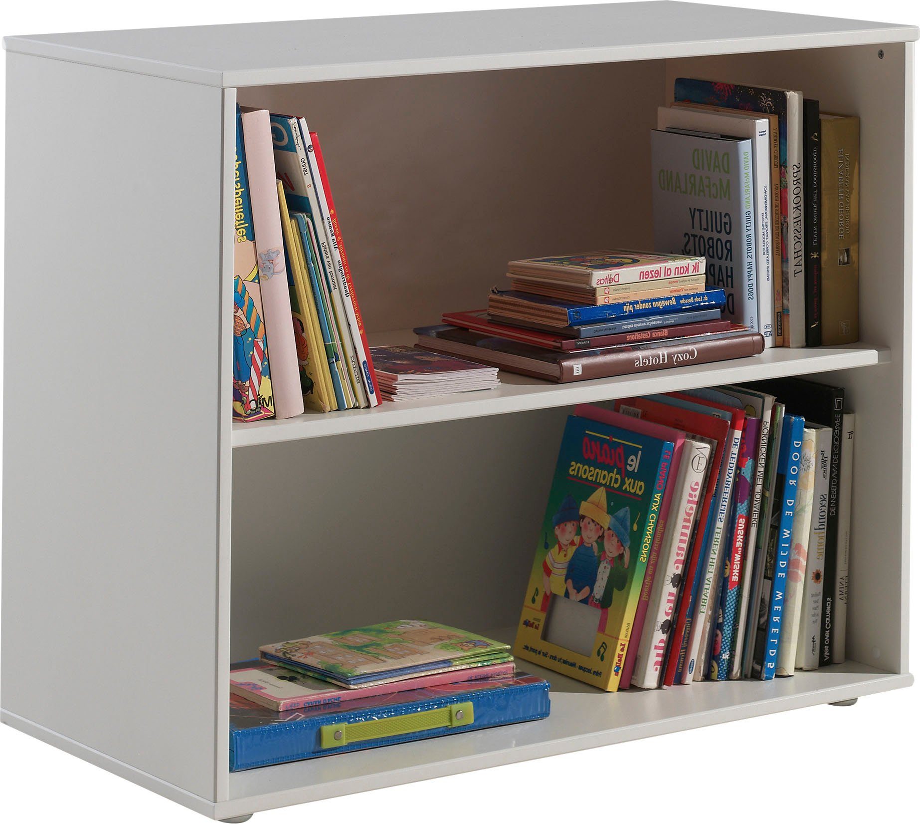 Vipack Kinderrek PINO open kasten & rekken maat 85,5x43,3x72 cm wit