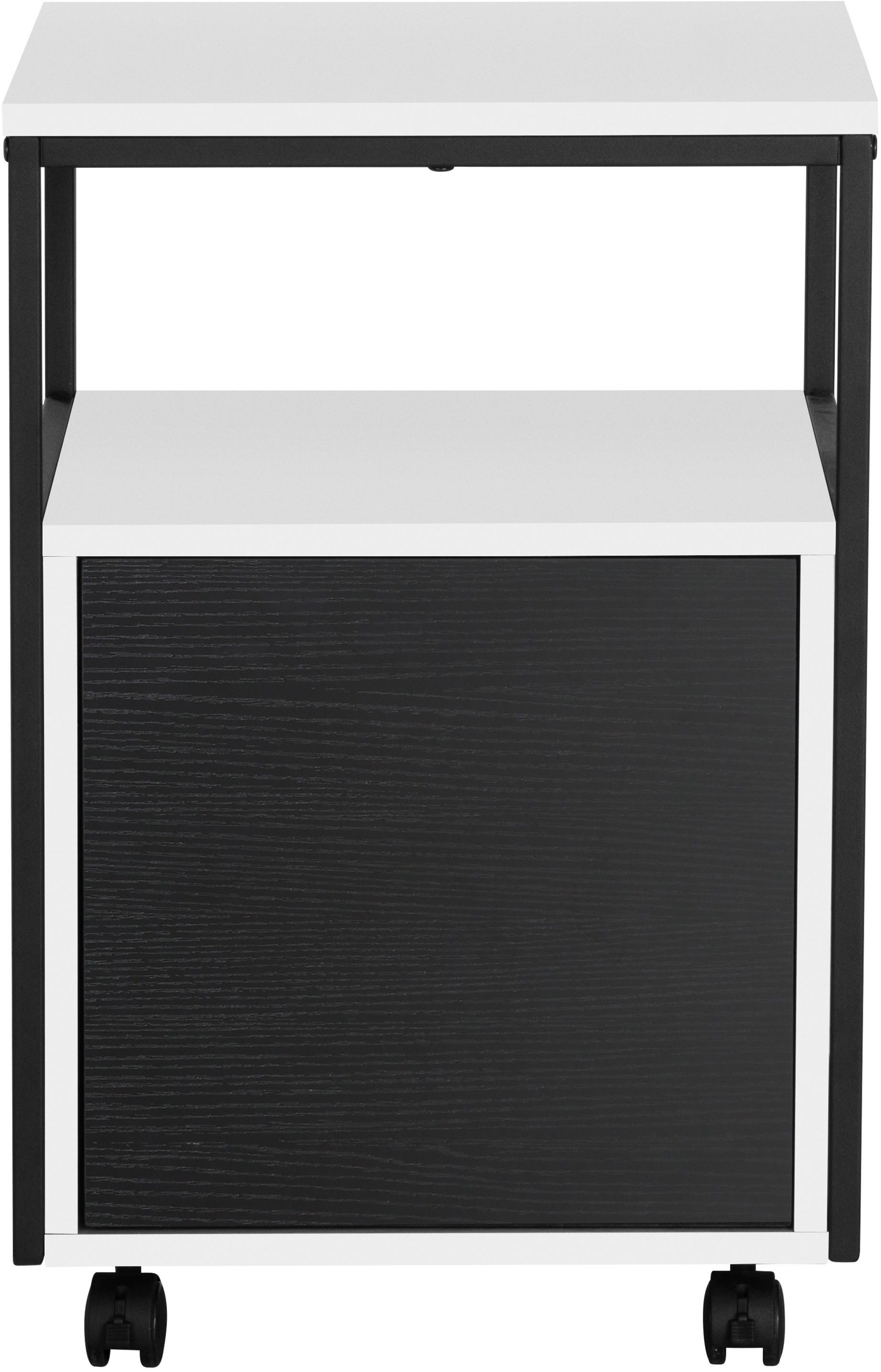 INOSIGN Kastje op wieltjes Korpo Metalen frame, push-to-open, vergrendelbare wielen, breedte 40 cm
