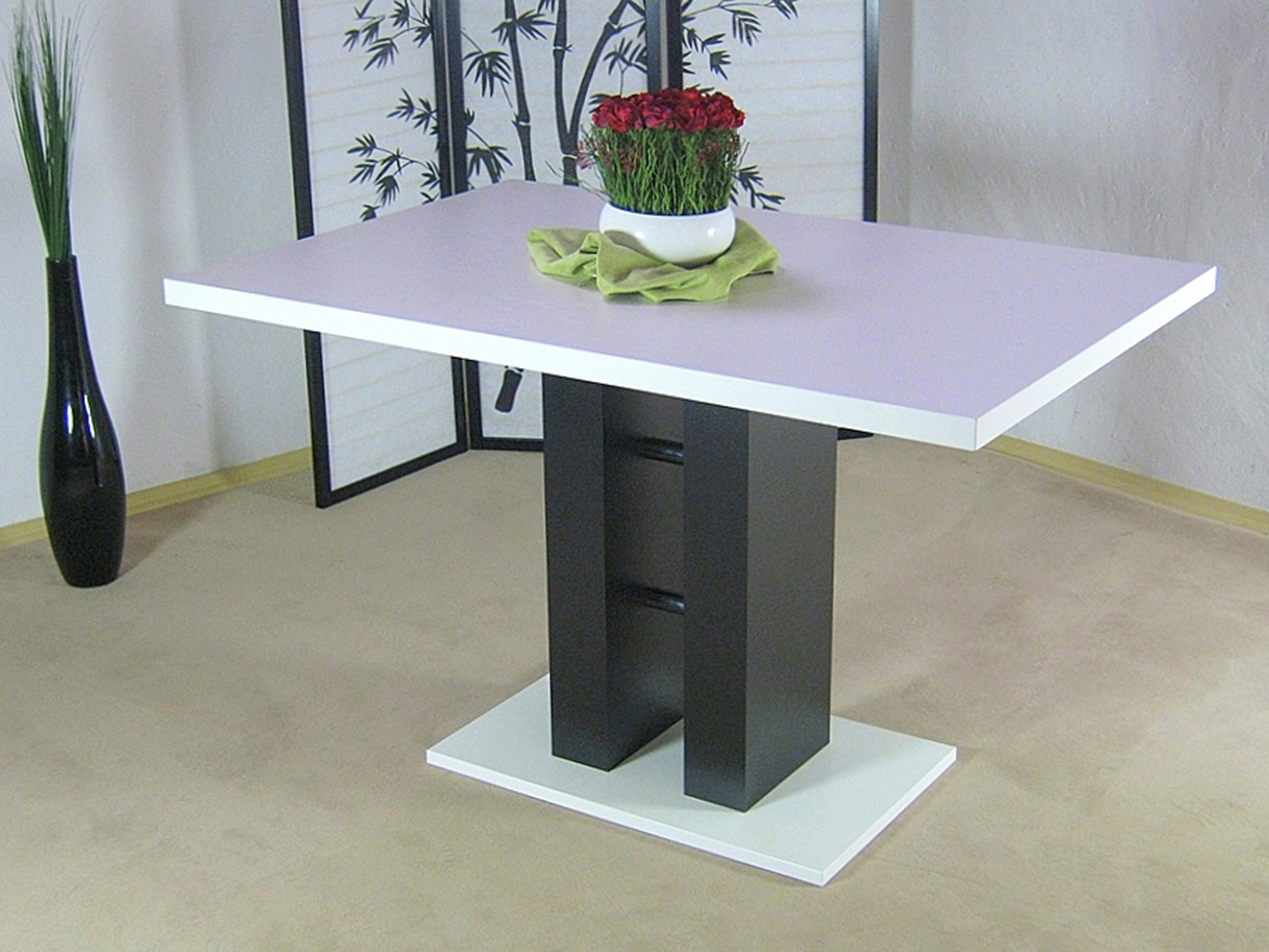 Home affaire Eettafel op zuil Kairo Breedte 120 cm kolomtafels bruin