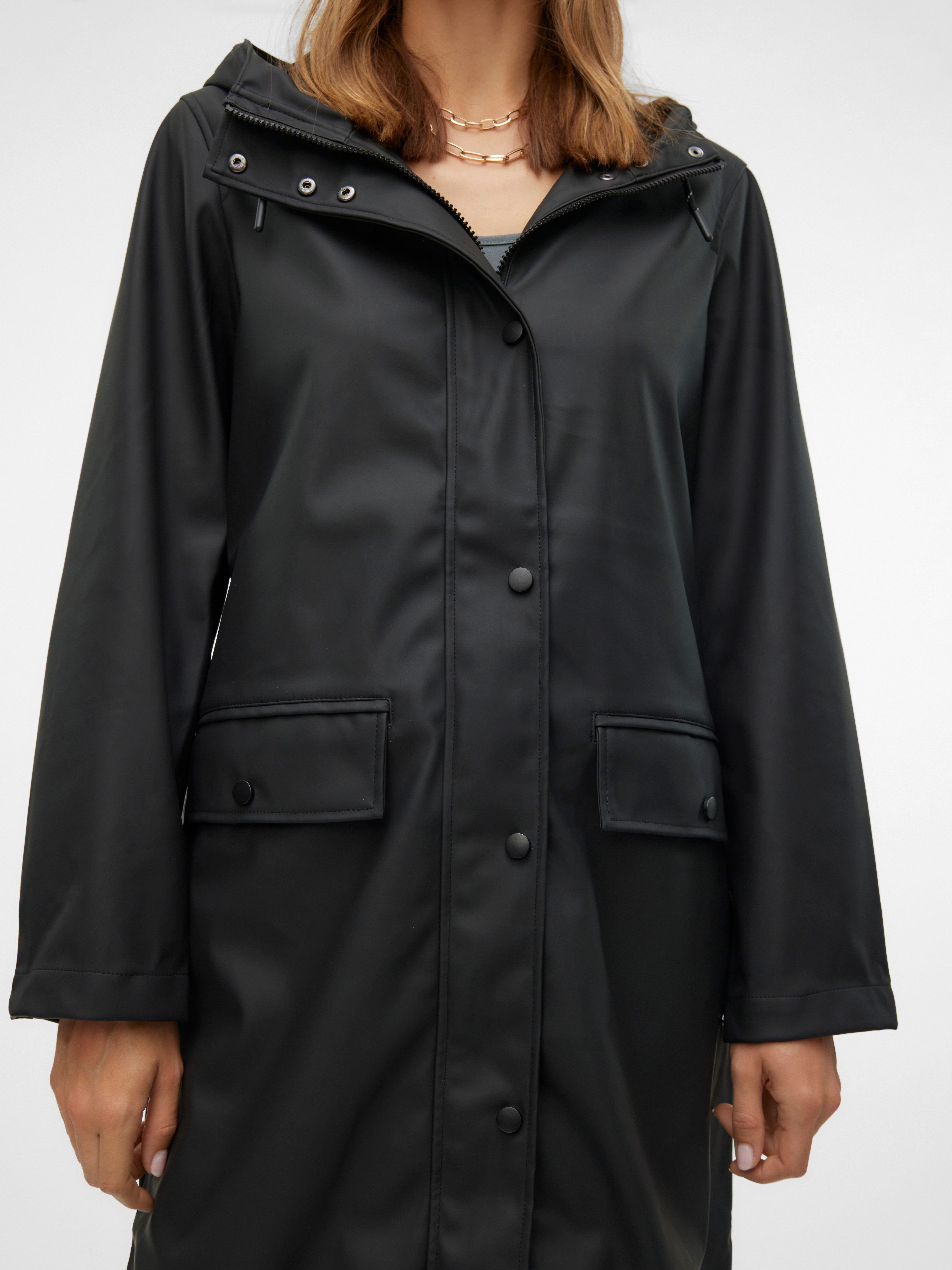 Vero Moda Regenjas VMMALOU COATED COAT NOOS