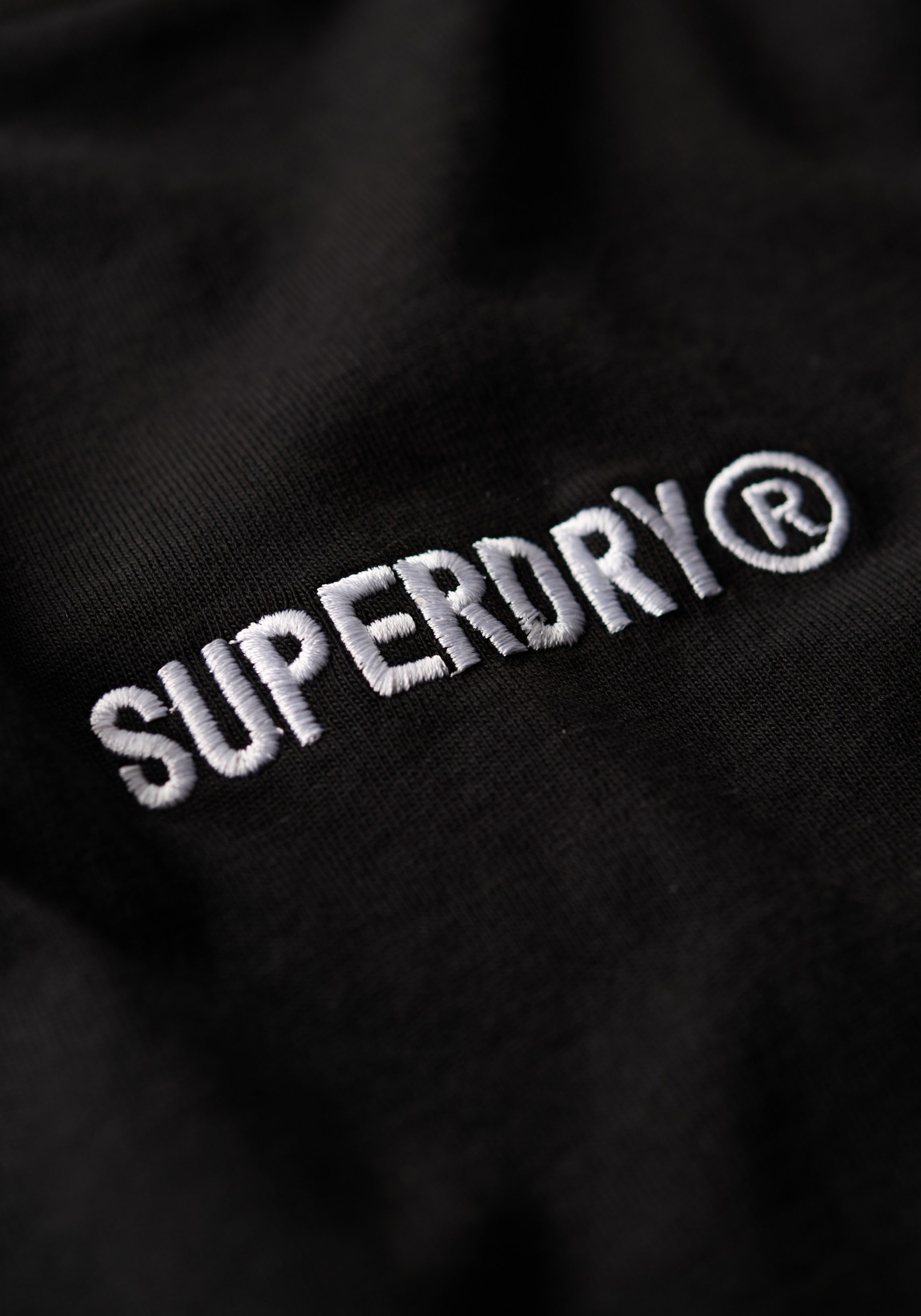 Superdry Shirt met ronde hals MICRO LOGO GRAPHIC LOOSE TEE