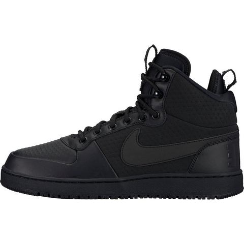 Nike Court Borough Mid Winter Sneakers Mannen zwart