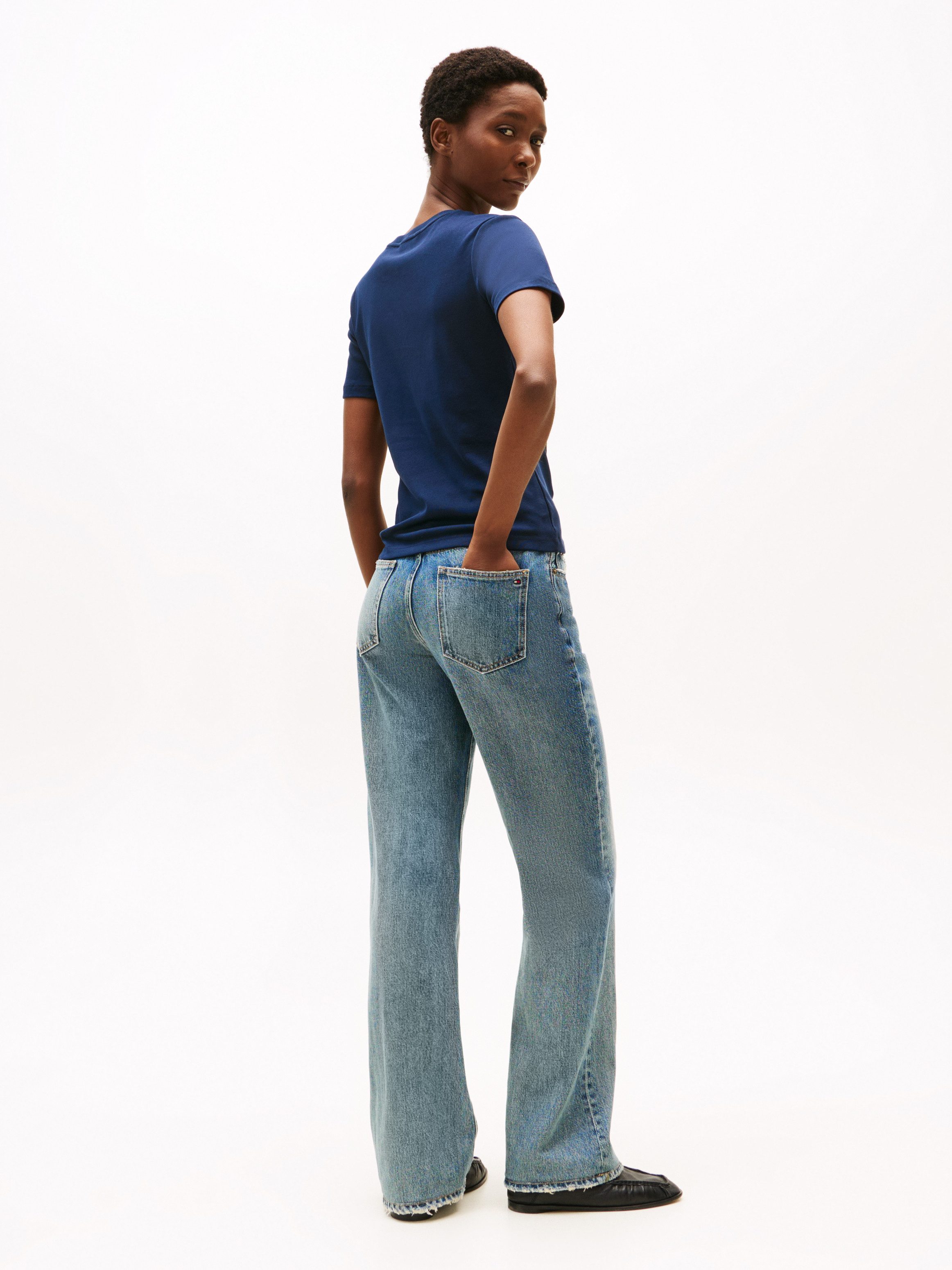 Tommy Hilfiger T-shirt SLIM CODY C-NK SS met geborduurd logo