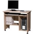 germania pc-bureau 0482 - 0486 praktisch pc-bureau geschikt voor het thuiskantoor, met toetsenbord lade beige