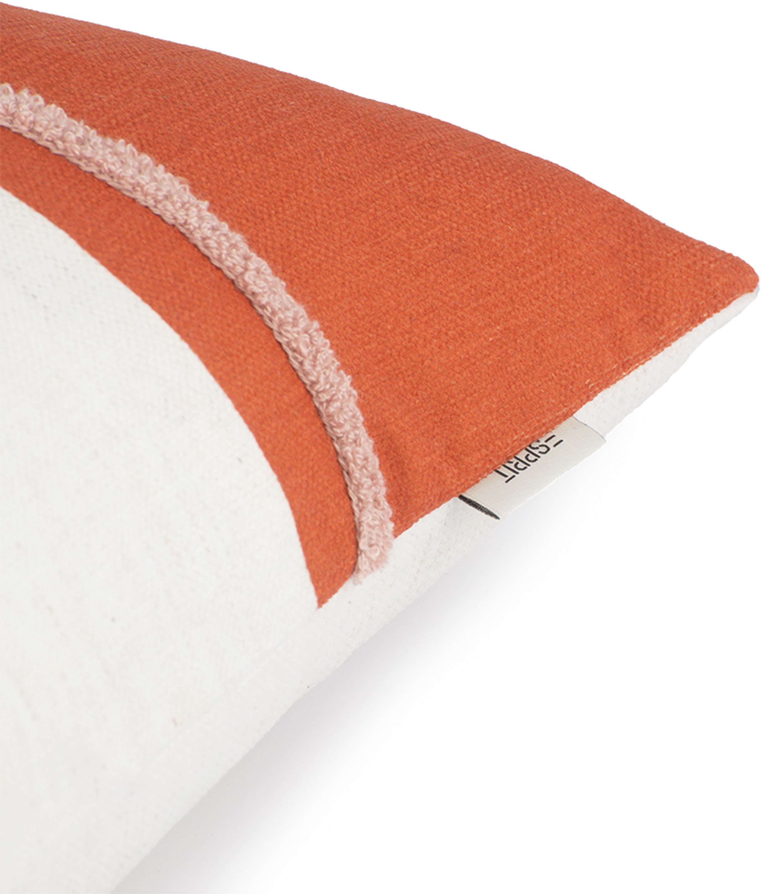 Esprit Kussenhoes Demi met bouclé-applicatie (1 stuk)