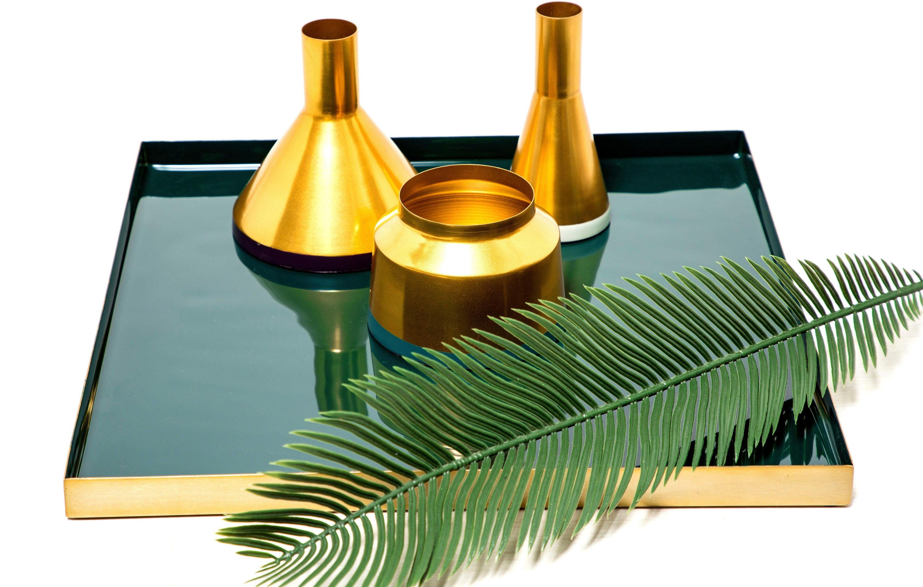 Kayoom Siervaas Culture van hoge kwaliteit (set, 3 stuks) vazen & bloempotten goud(kleur)