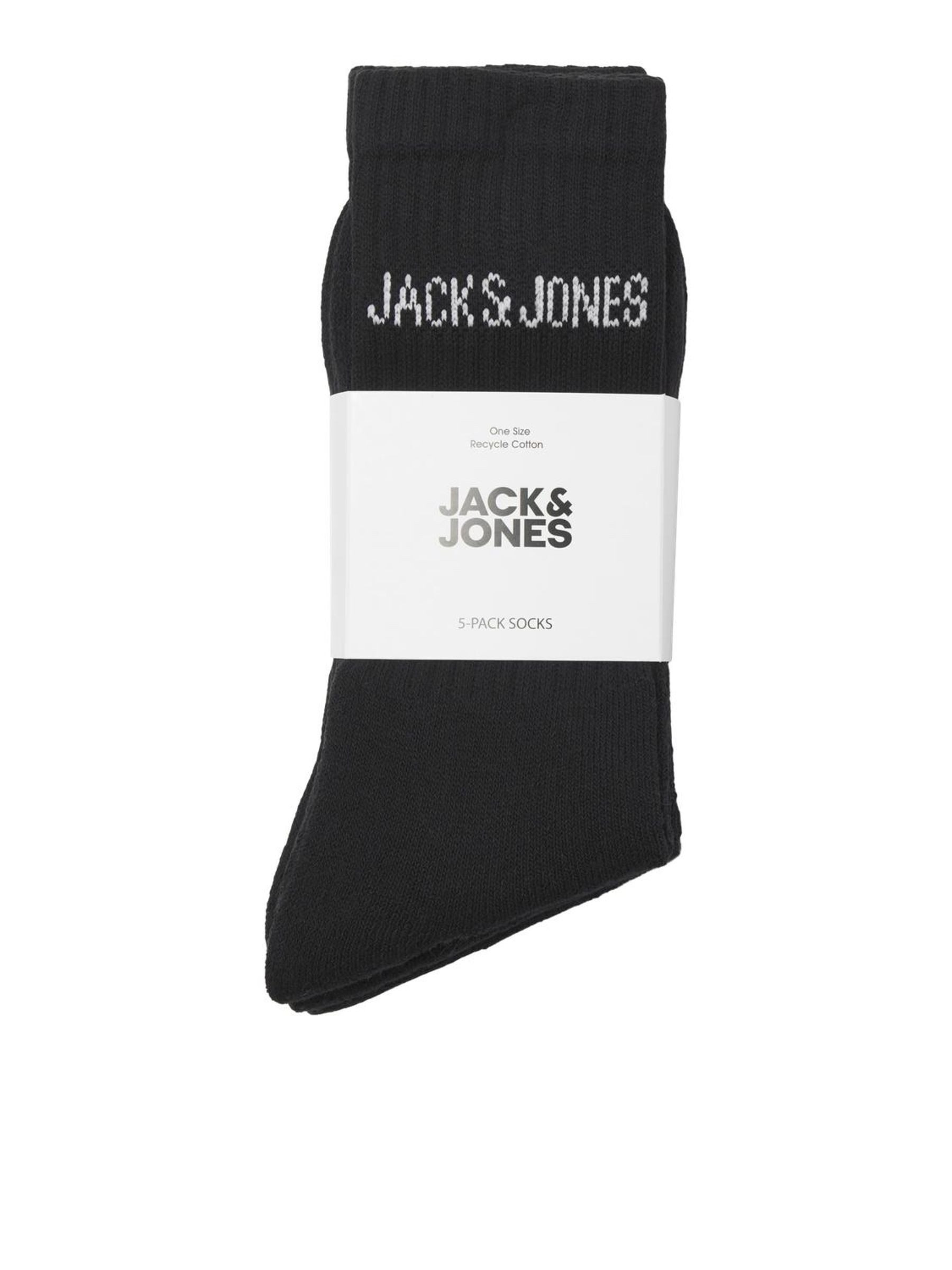 Jack & Jones Tennissokken JACREGEN TENNIS SOCK 5 PACK NOOS (set, 5 paar)