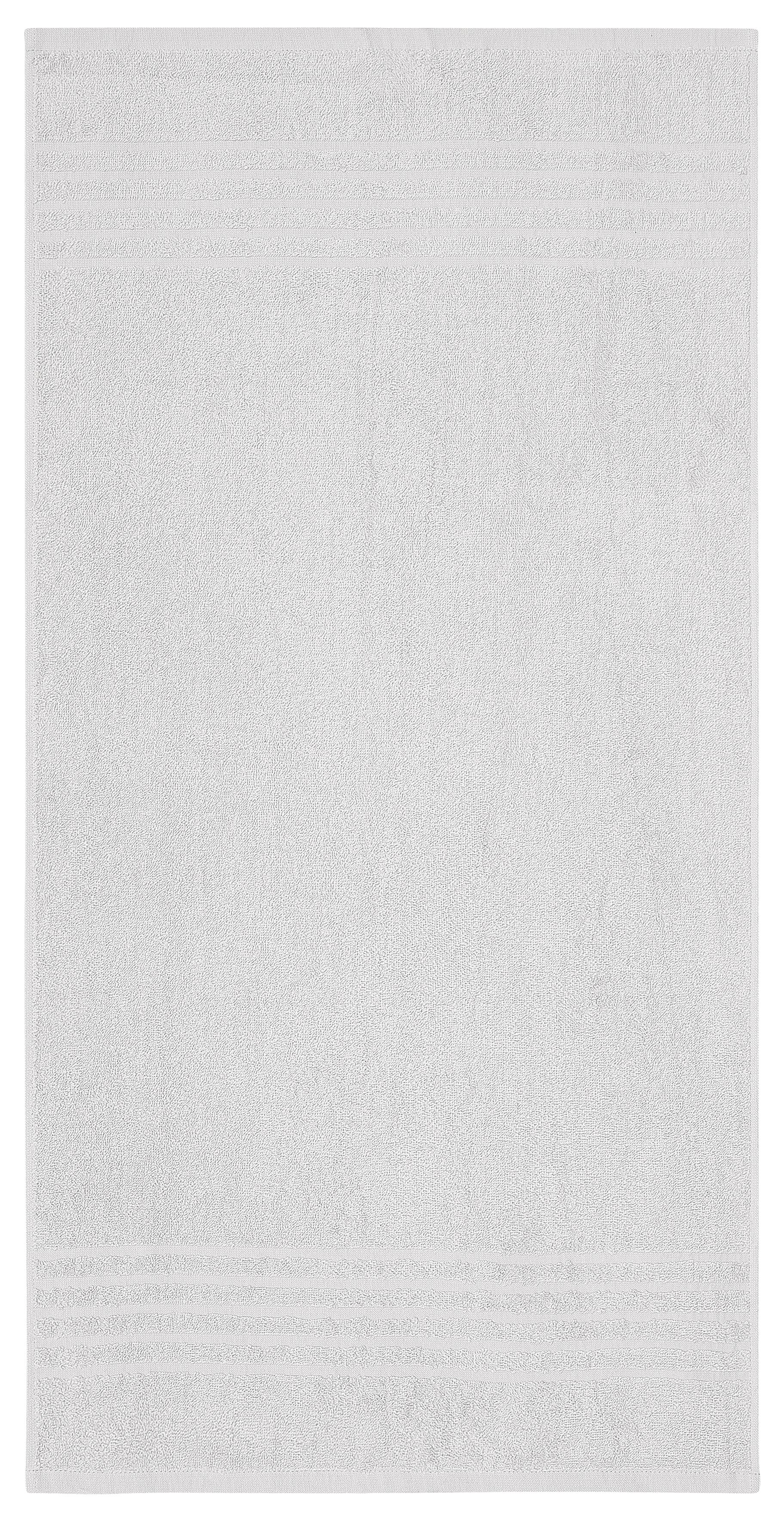 my home Handdoeken Finn in 6-delige set, uni- en gestreept design van 100% katoen (6 stuks)