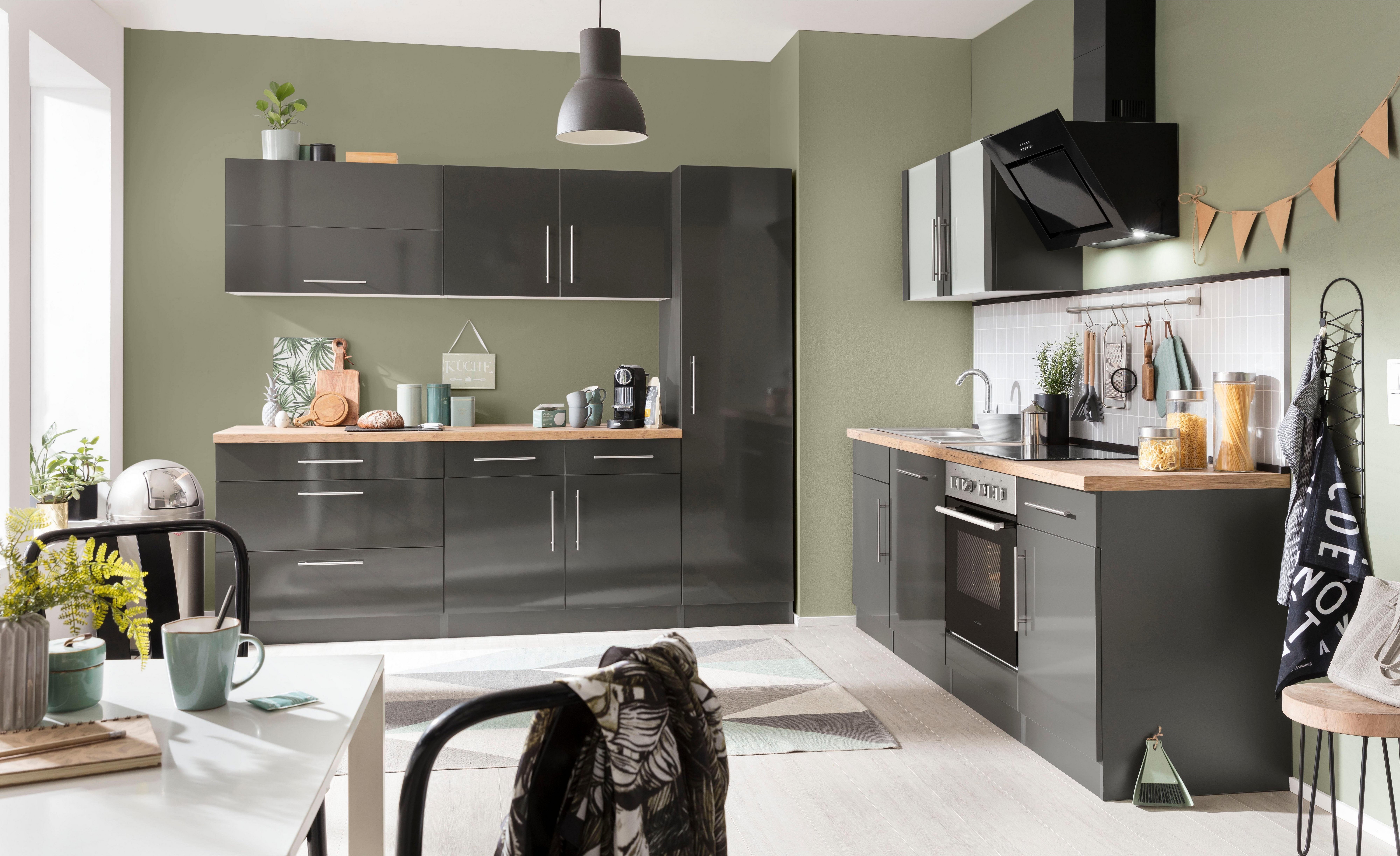 wiho Küchen Hangend kastje met vouwklep Cali Breedte 90-130 cm