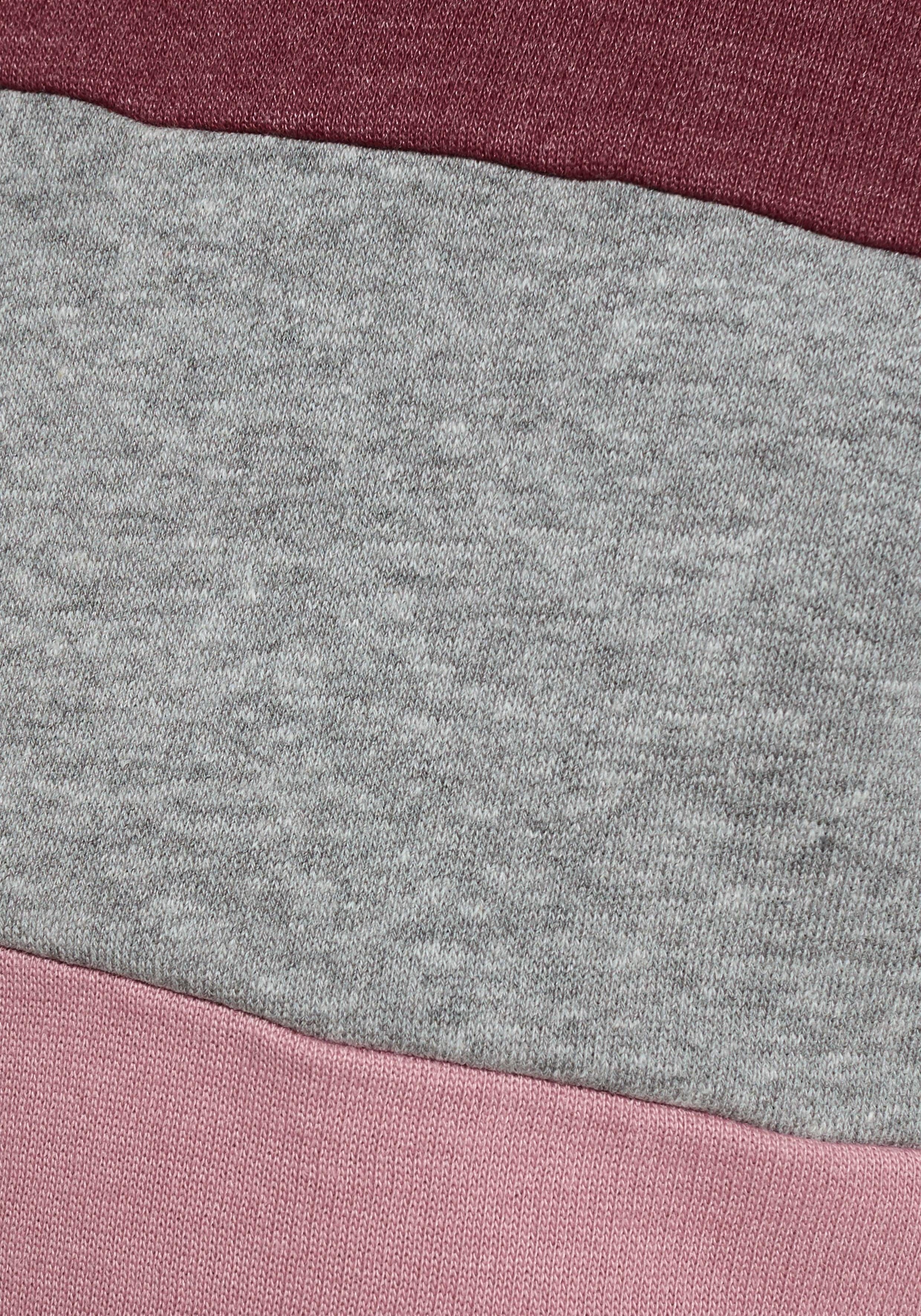 KIDSWORLD Sweatjurk lang, sportief streepdessin, van katoenmix, lange mouwen