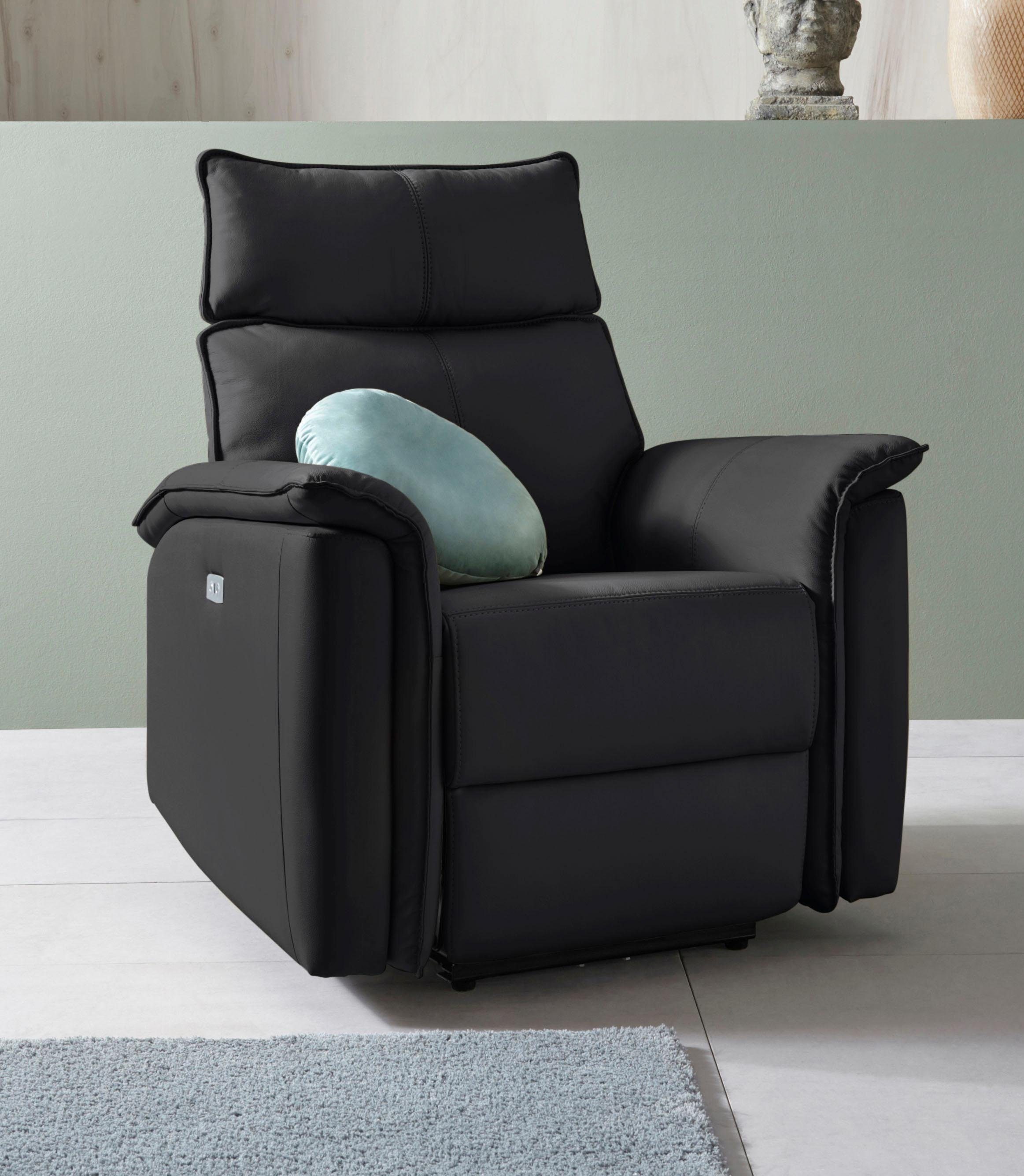 Places of Style Relaxfauteuil ZOLA elektrische relaxfunctie en usb-aansluiting, breedte 87 cm