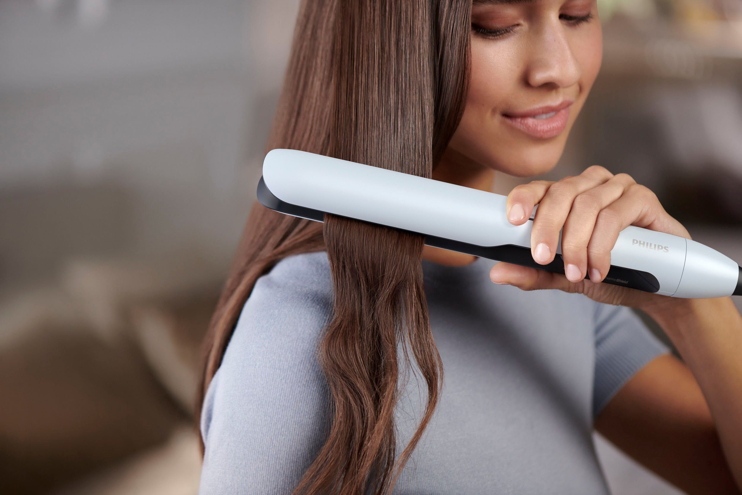 Philips Straightener Series 5000 BHS520/00 met thermoshield technologie, ionisatie functie, 12 instellingen