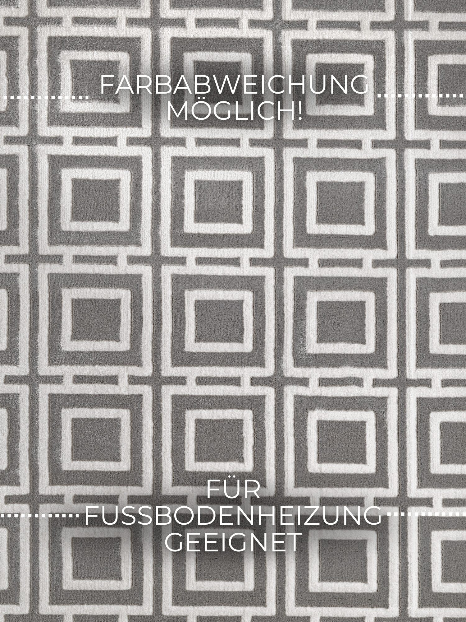 ELLE DECORATION Design-vloerkleed Howlite Woonkamer, slaapkamer, loper, hoog-laag effect, gang, glans