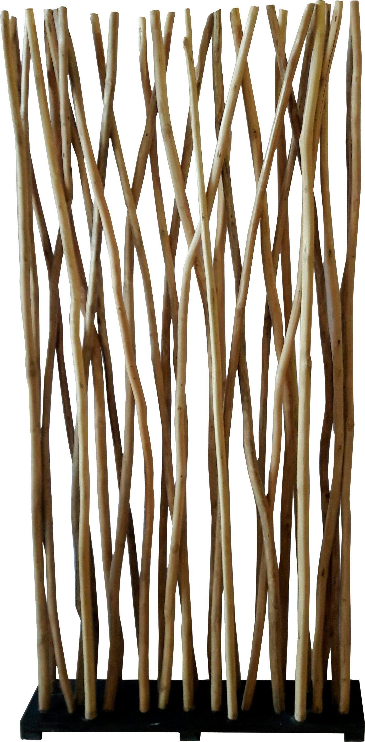 SIT Roomdivider Romanteaka van gerecycled teakhout, shabby chic, vintage, 100x200 cm