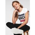 bench. t-shirt wijd, casual model wit