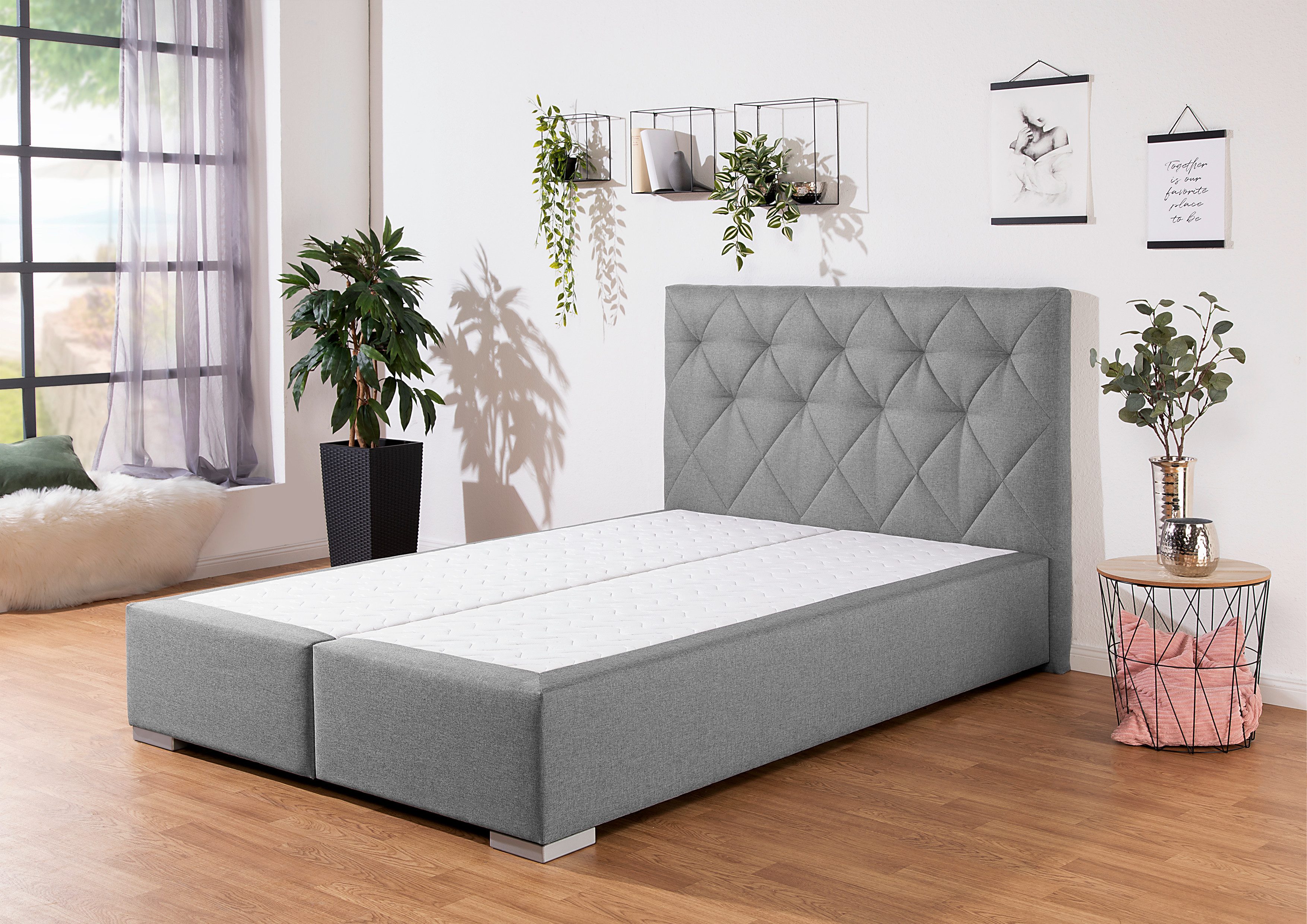 INOSIGN Boxspring Tynan optioneel met bedbox, verkrijgbaar in h2, h3 & h4