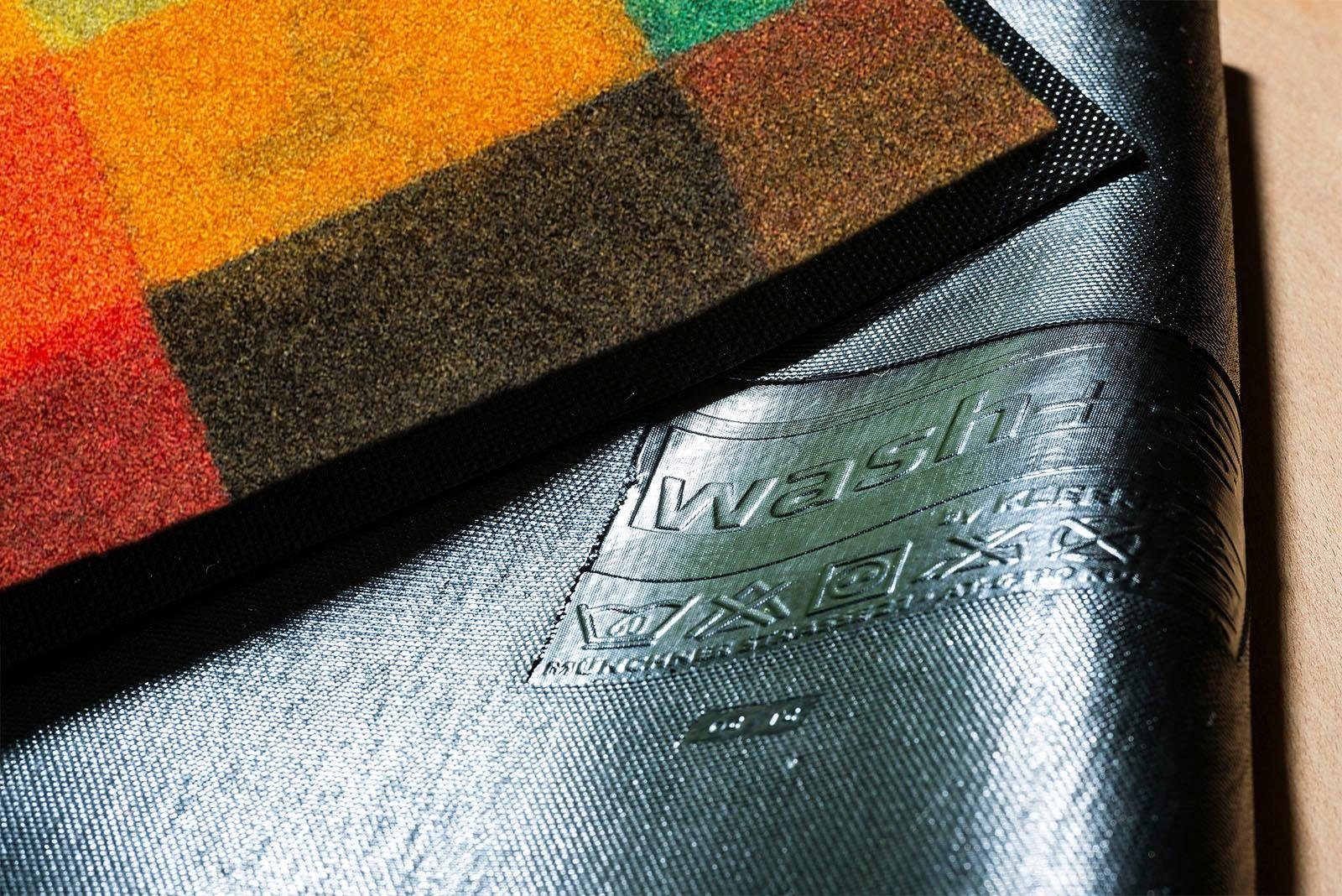 wash+dry by Kleen-Tex Mat Meadow Lands Inloopmat, antislip, geschikt voor binnen en buiten, wasbaar