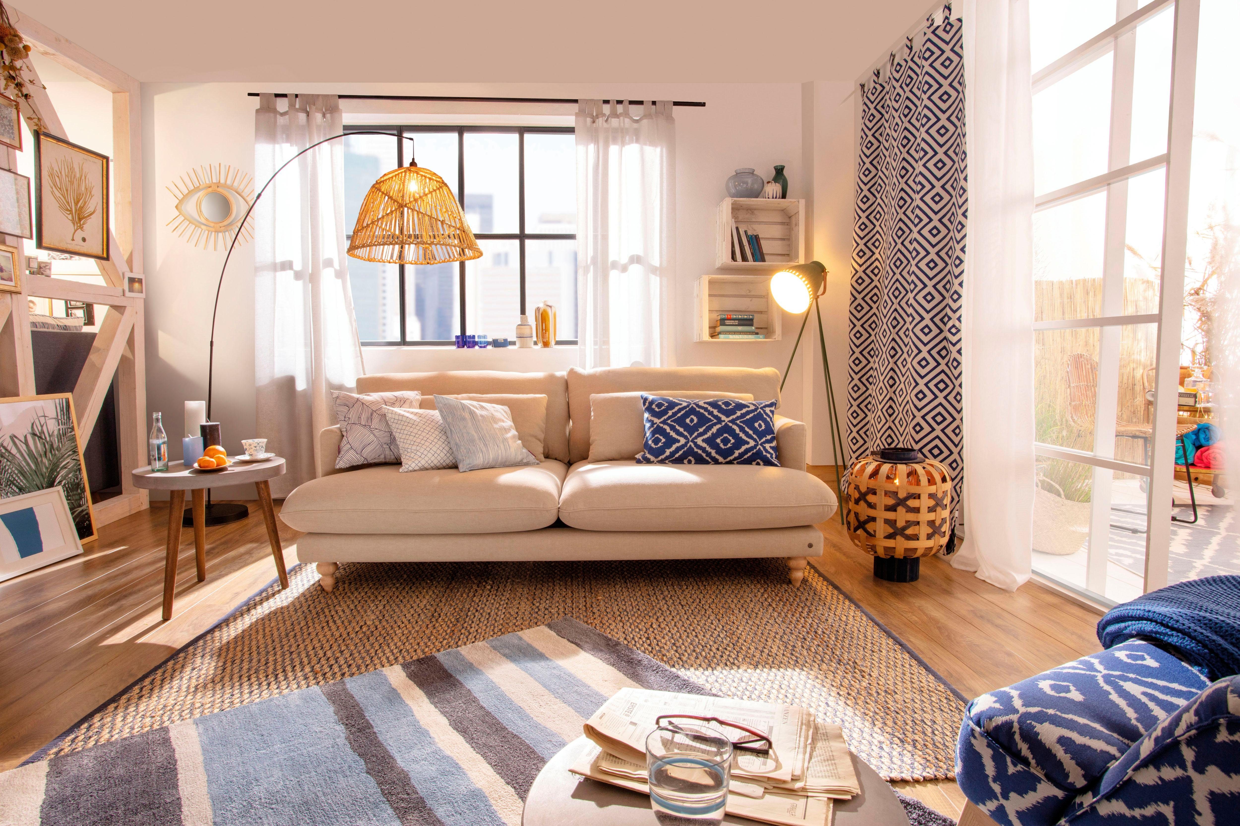 TOM TAILOR HOME Vloerkleed Braid Platweefsel, met de hand geweven, materiaal: 70% jute, 30% katoen