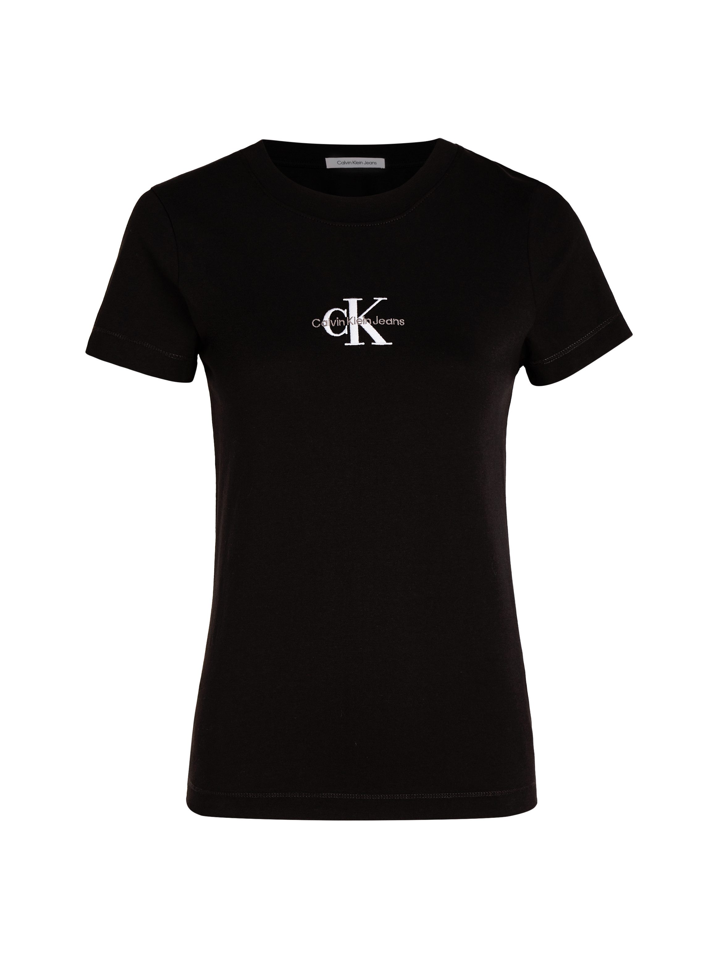 Calvin Klein T-shirt MONOLOGO SLIM TEE met gestempeld logo