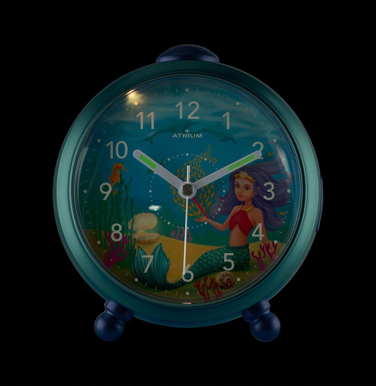 Atrium Kwarts-wekker A932-13 Kinderwekker, kinderkamer, schoolbegin, verjaardag, cadeau-idee