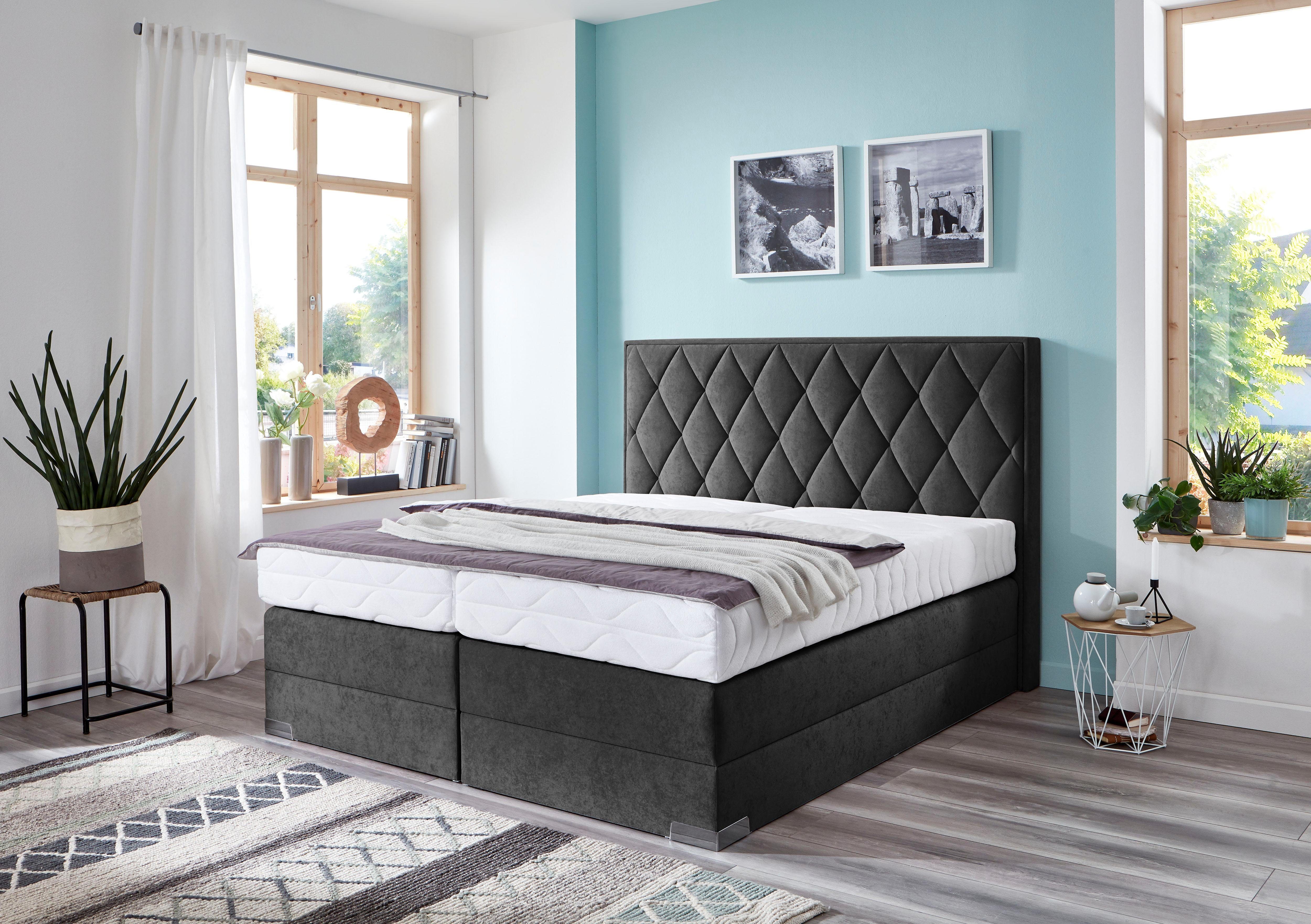 Westfalia Polsterbetten Boxspring boxsprings grijs