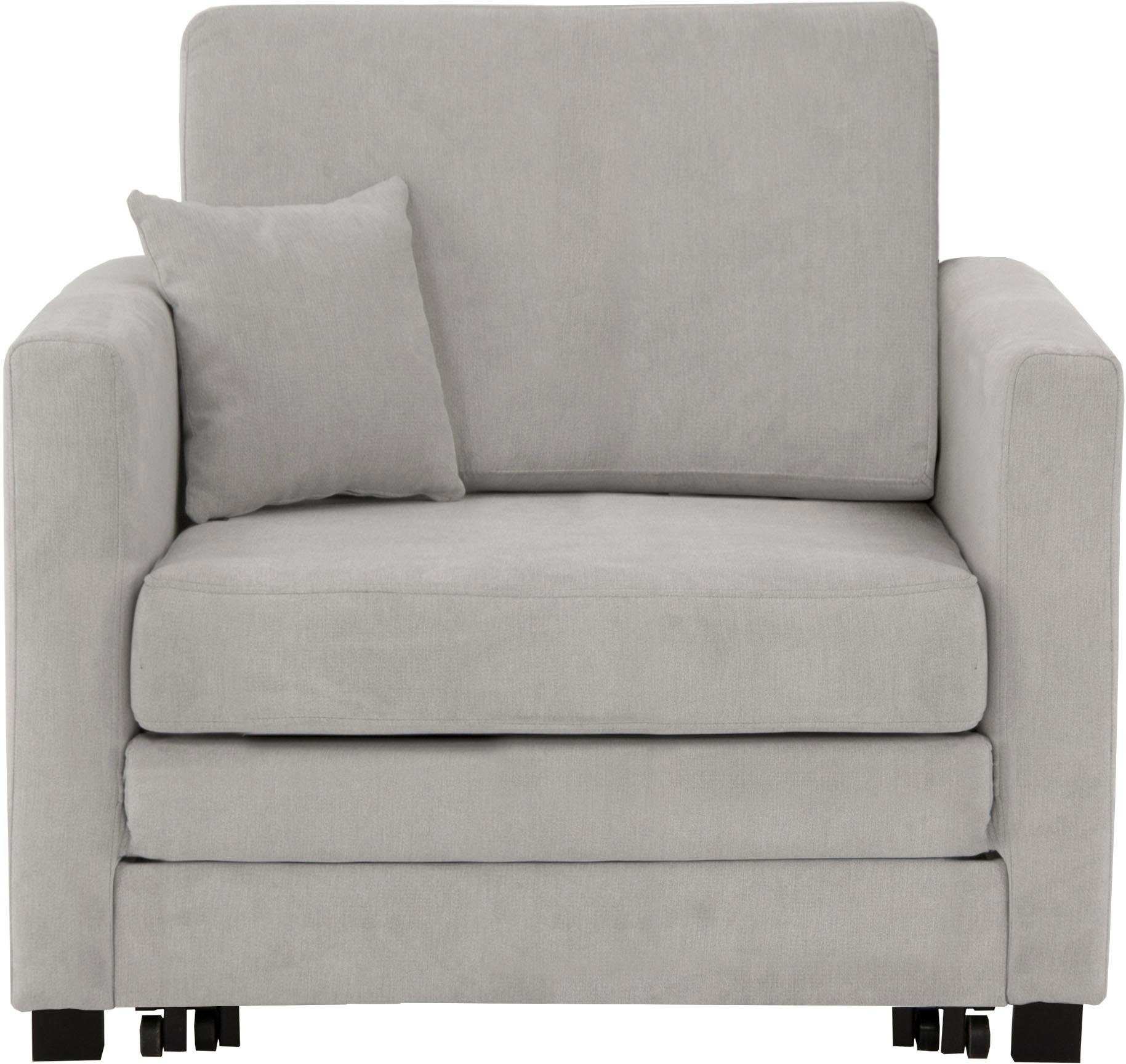 Home affaire Fauteuil Mexico slaapfauteuil met uittrekbare slaapfunctie, bxdxh: 98x83x87 cm