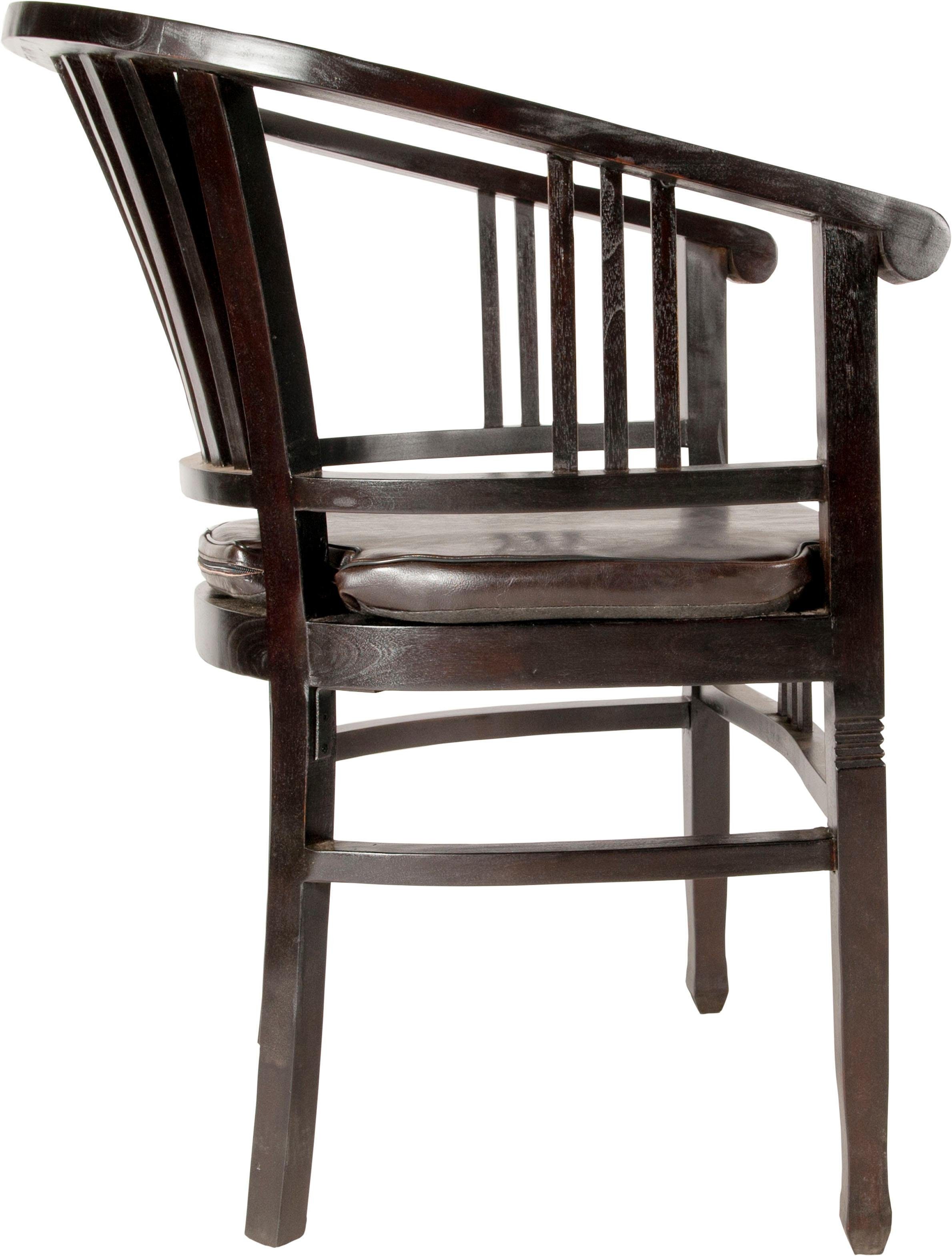 SIT Stoel met armleuningen Samba in lodge-stijl