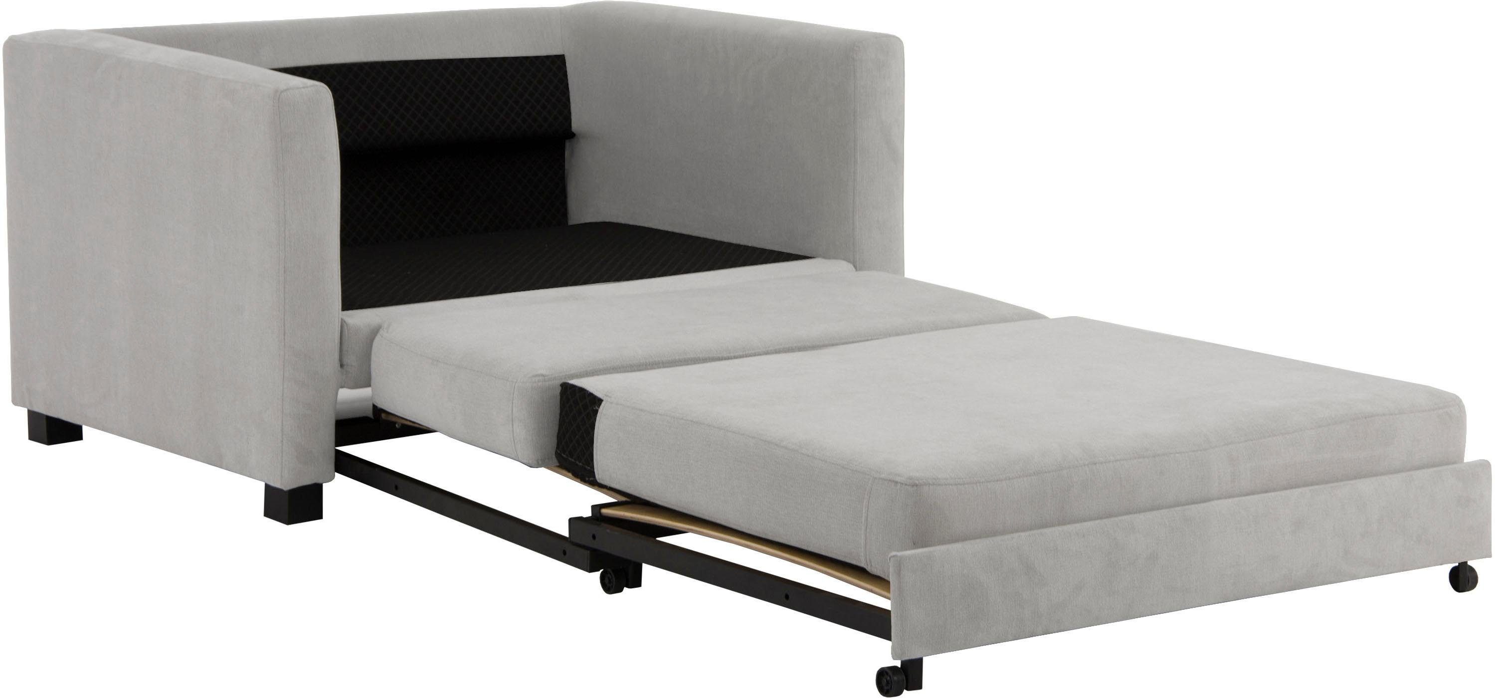 Home affaire Fauteuil Mexico slaapfauteuil met uittrekbare slaapfunctie, bxdxh: 98x83x87 cm