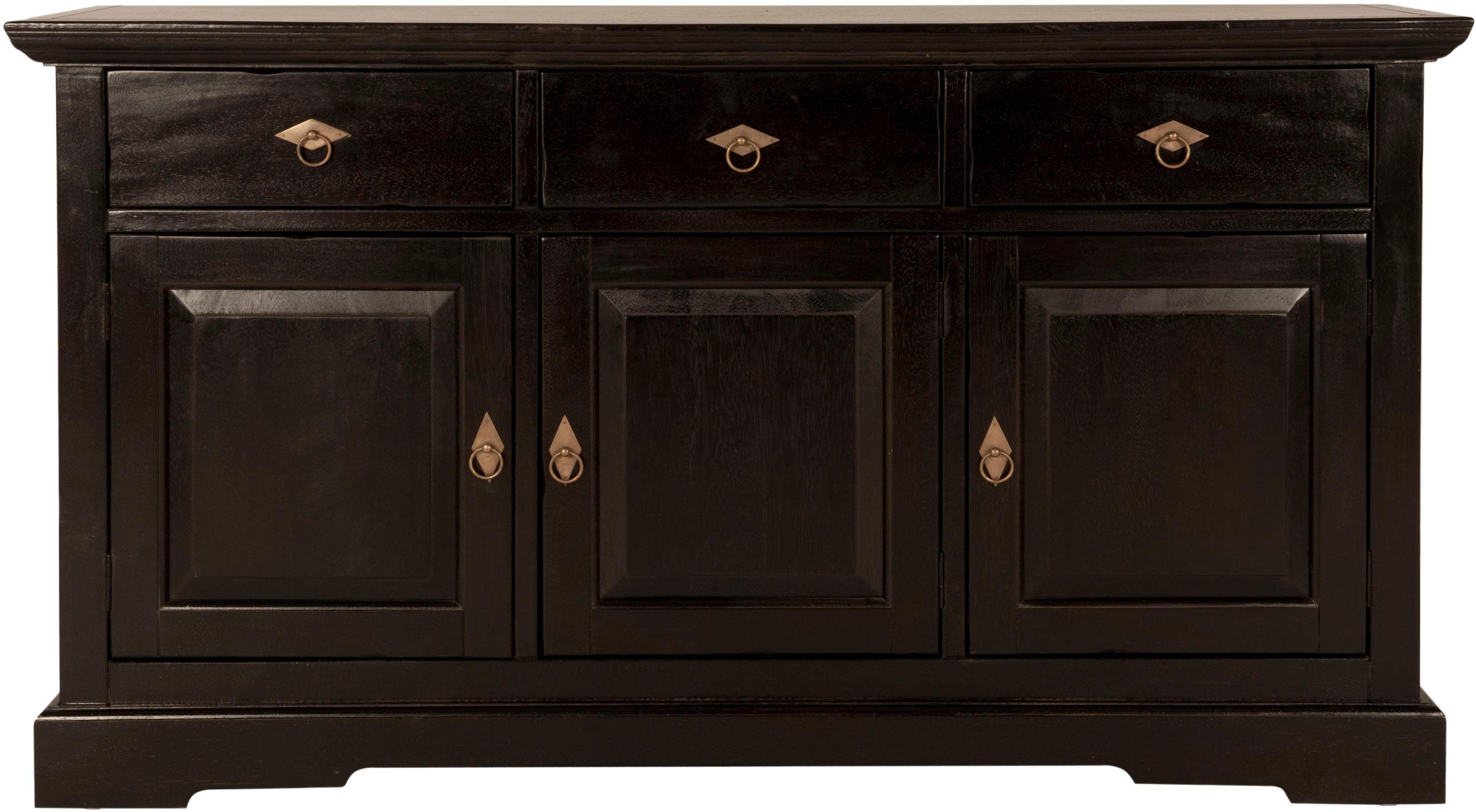 SIT Dressoir Samba Breedte 148 cm dressoirs maat 148x44x83,5 cm bruin