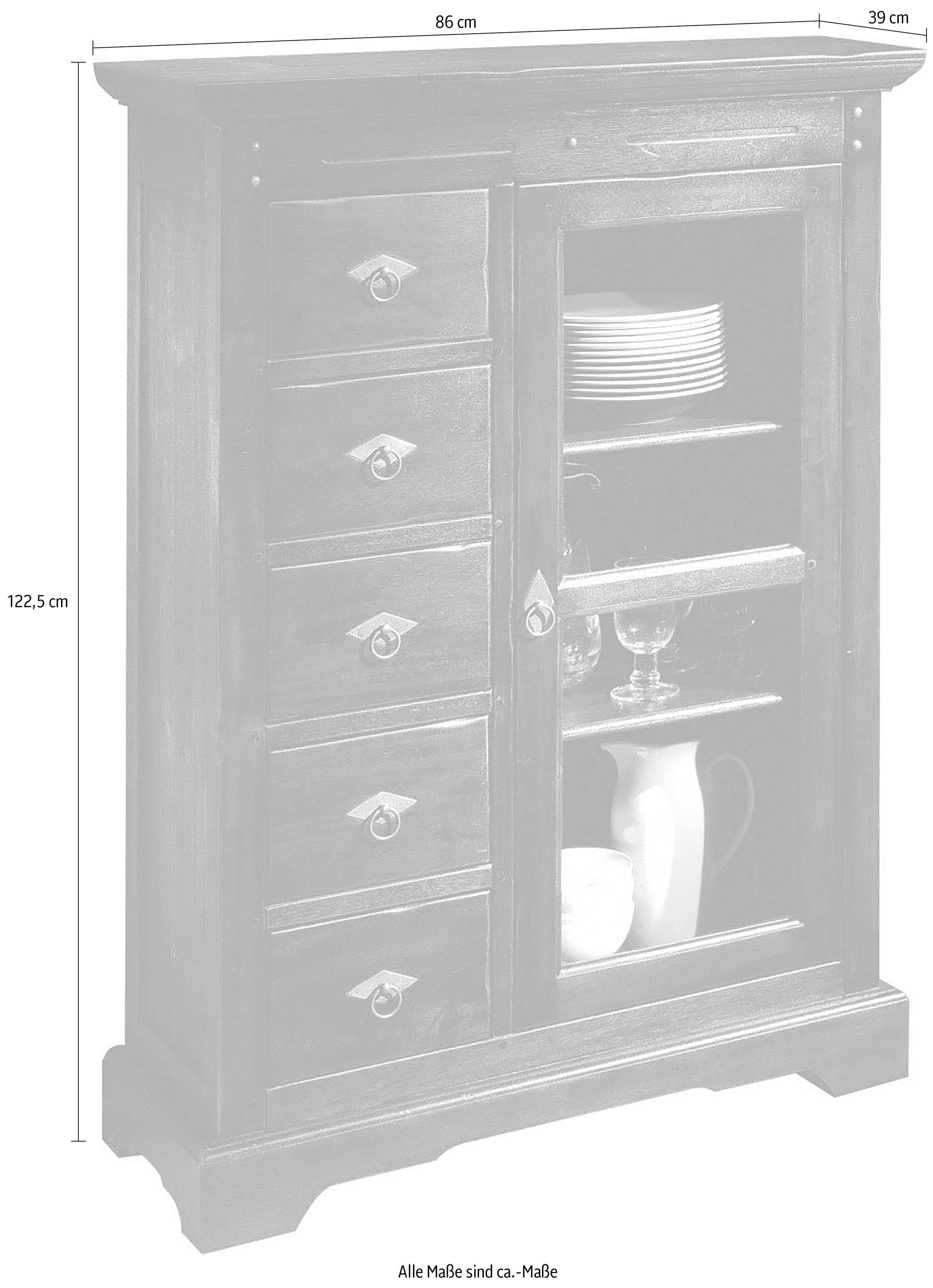 SIT Multifunctionele kast Samba in lodge-stijl, breedte 86 cm