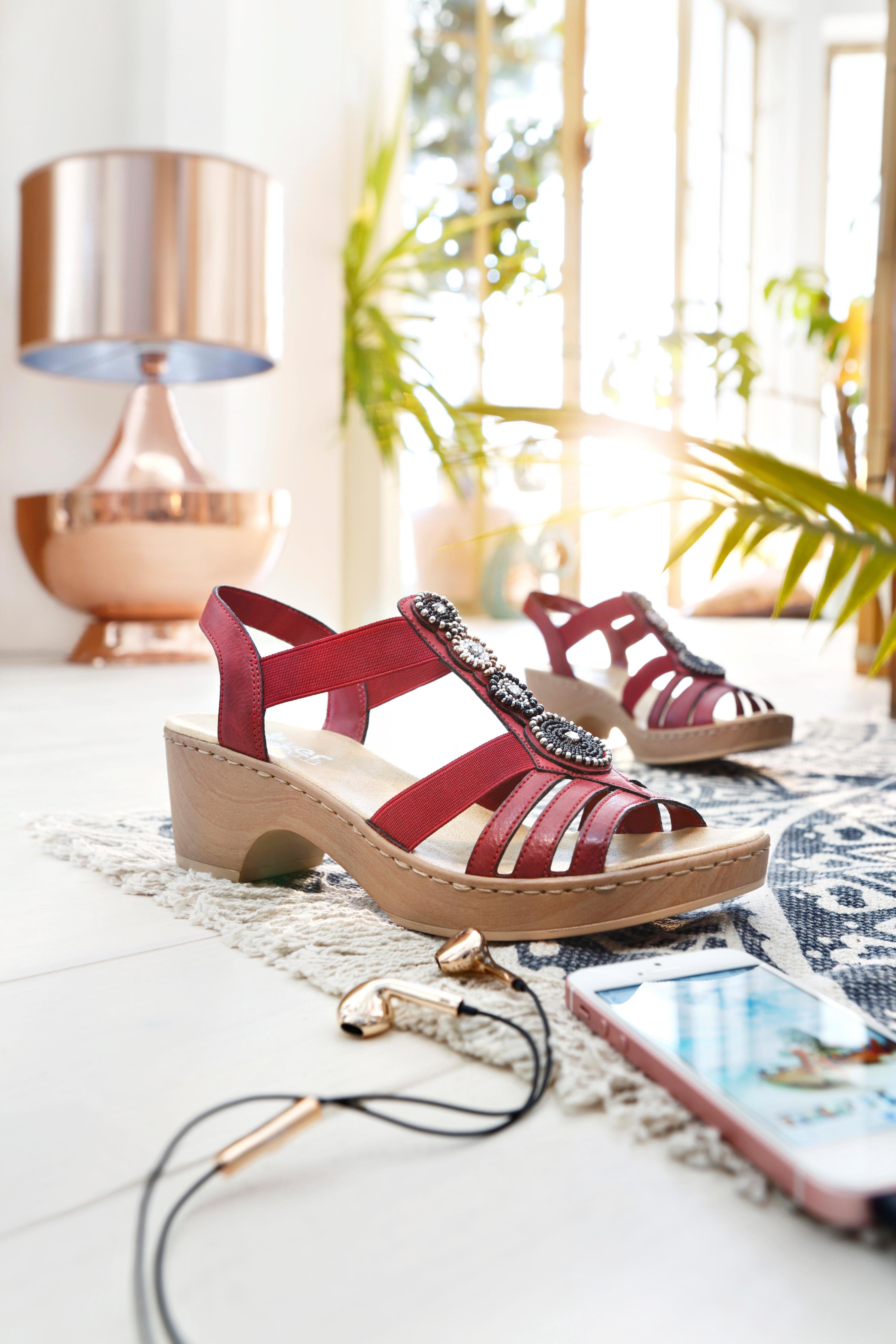 Aniston SELECTED Zomerjurk met veelkleurige rok